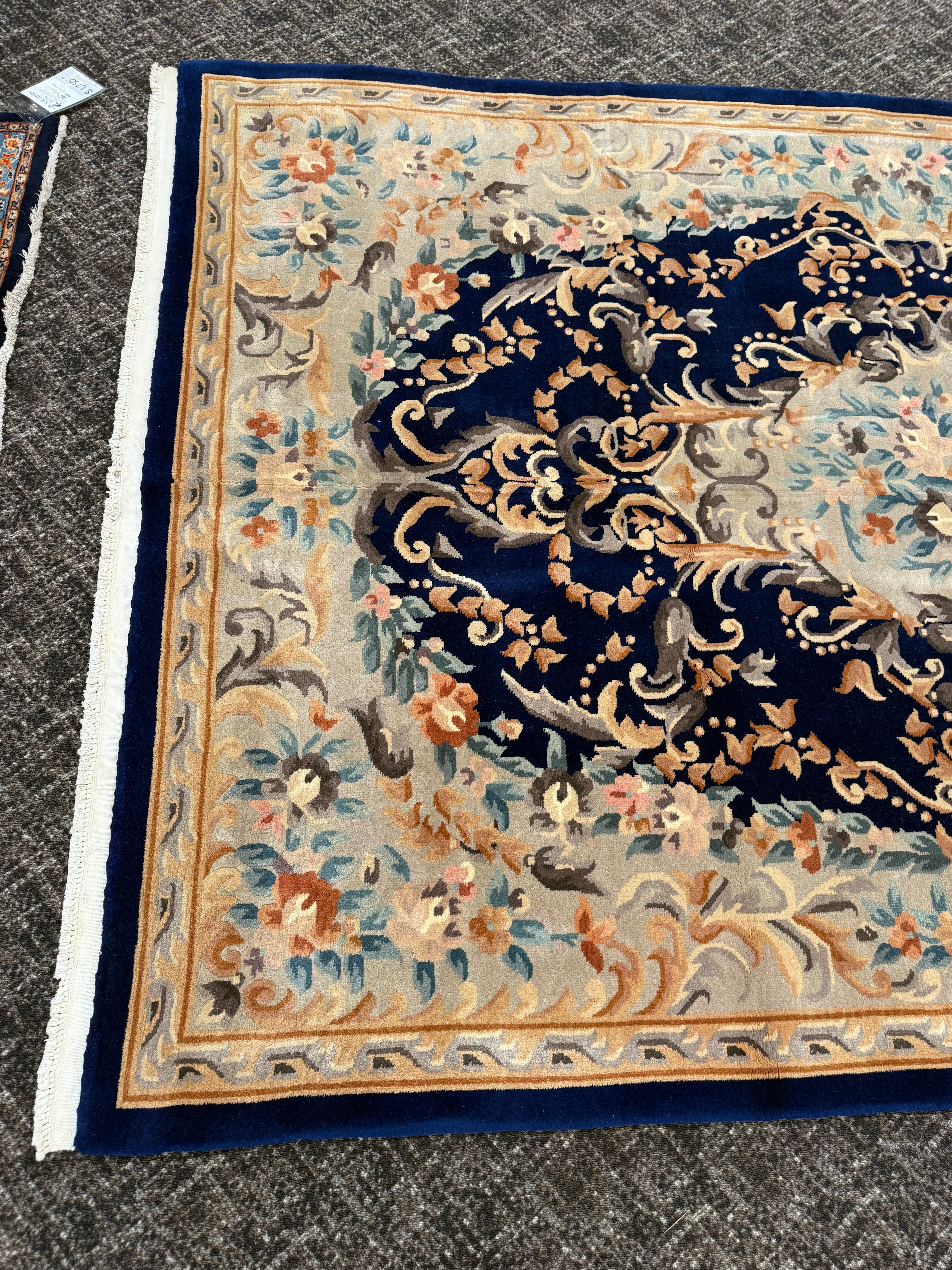 10’x 7’ Ft. Authentic Vintage Chinese / Sino Hand Knotted Fine Wool Rug - BR2503