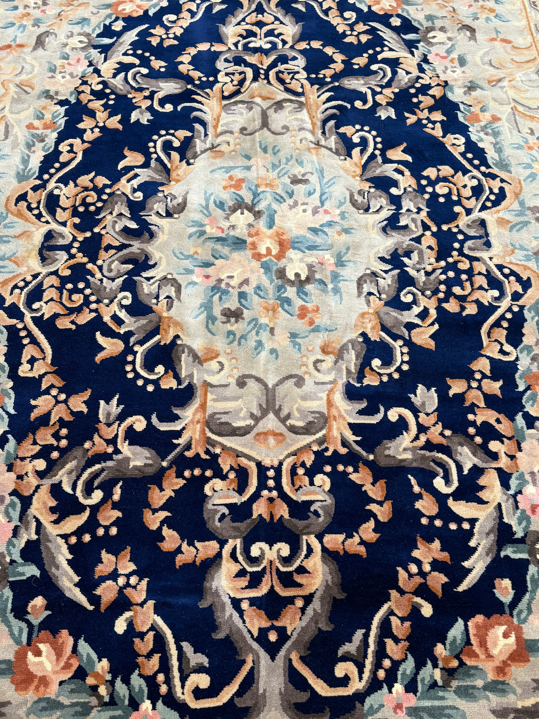 10’x 7’ Ft. Authentic Vintage Chinese / Sino Hand Knotted Fine Wool Rug - BR2503