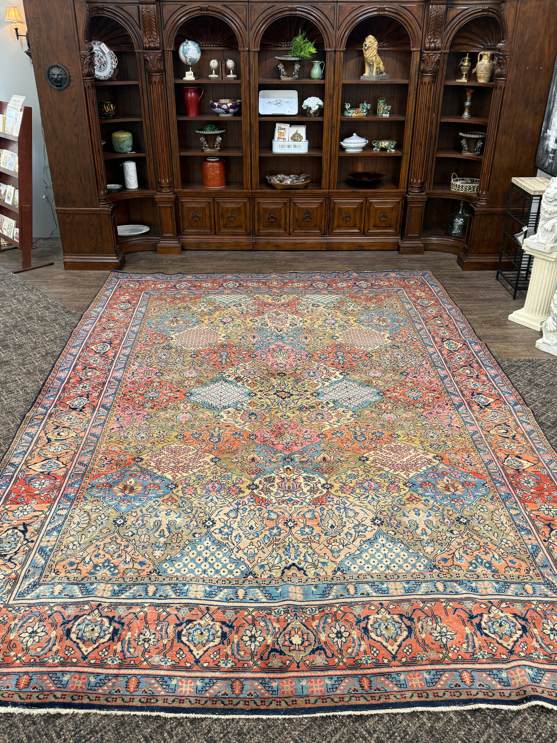 14’ x 10’ Ft. Vintage Persian Hamadan - Bakhtiyar Hand Knotted Wool Rug - 50-60 years old - BR2512