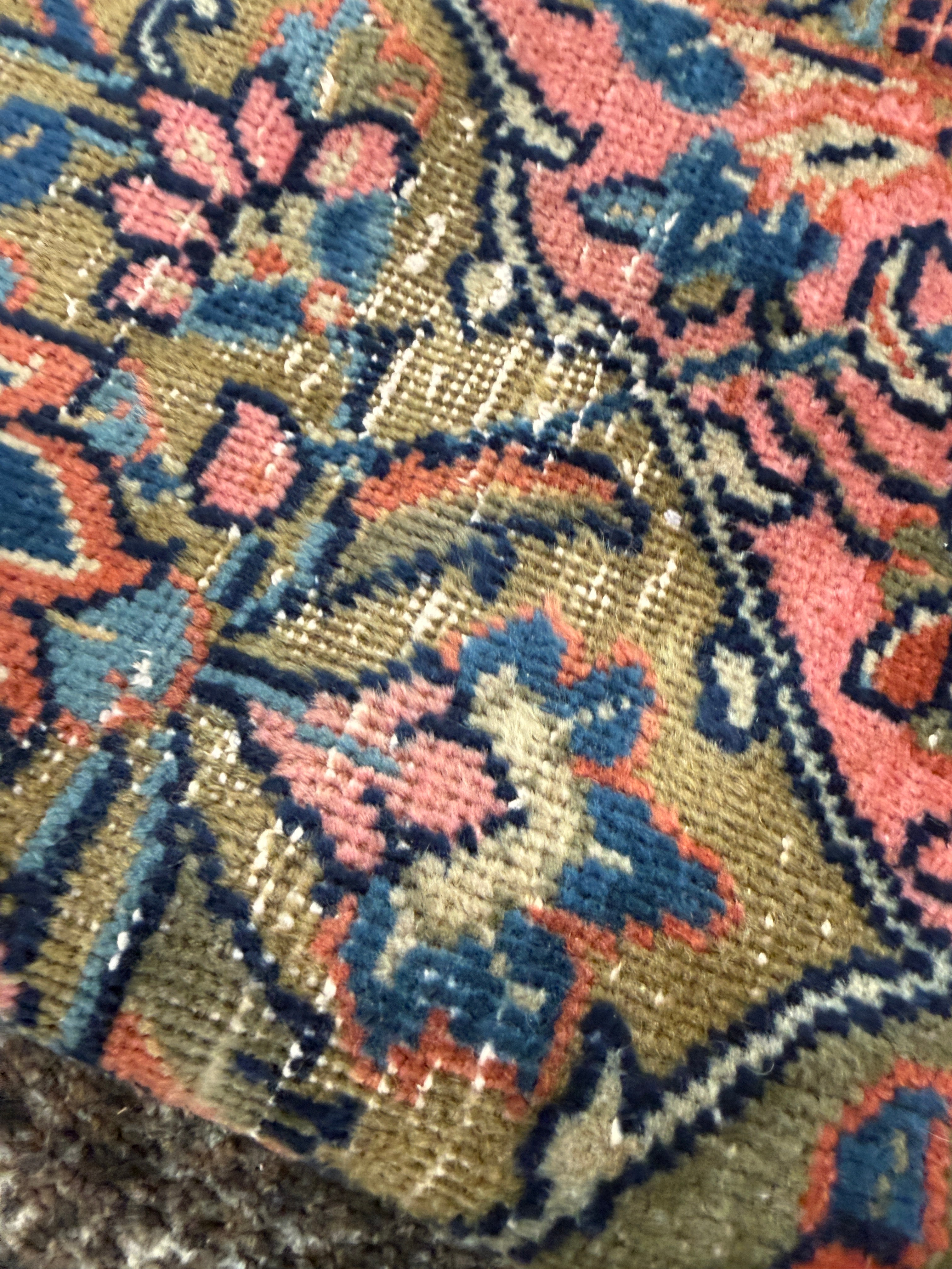14’ x 10’ Ft. Vintage Persian Hamadan - Bakhtiyar Hand Knotted Wool Rug - 50-60 years old - BR2512