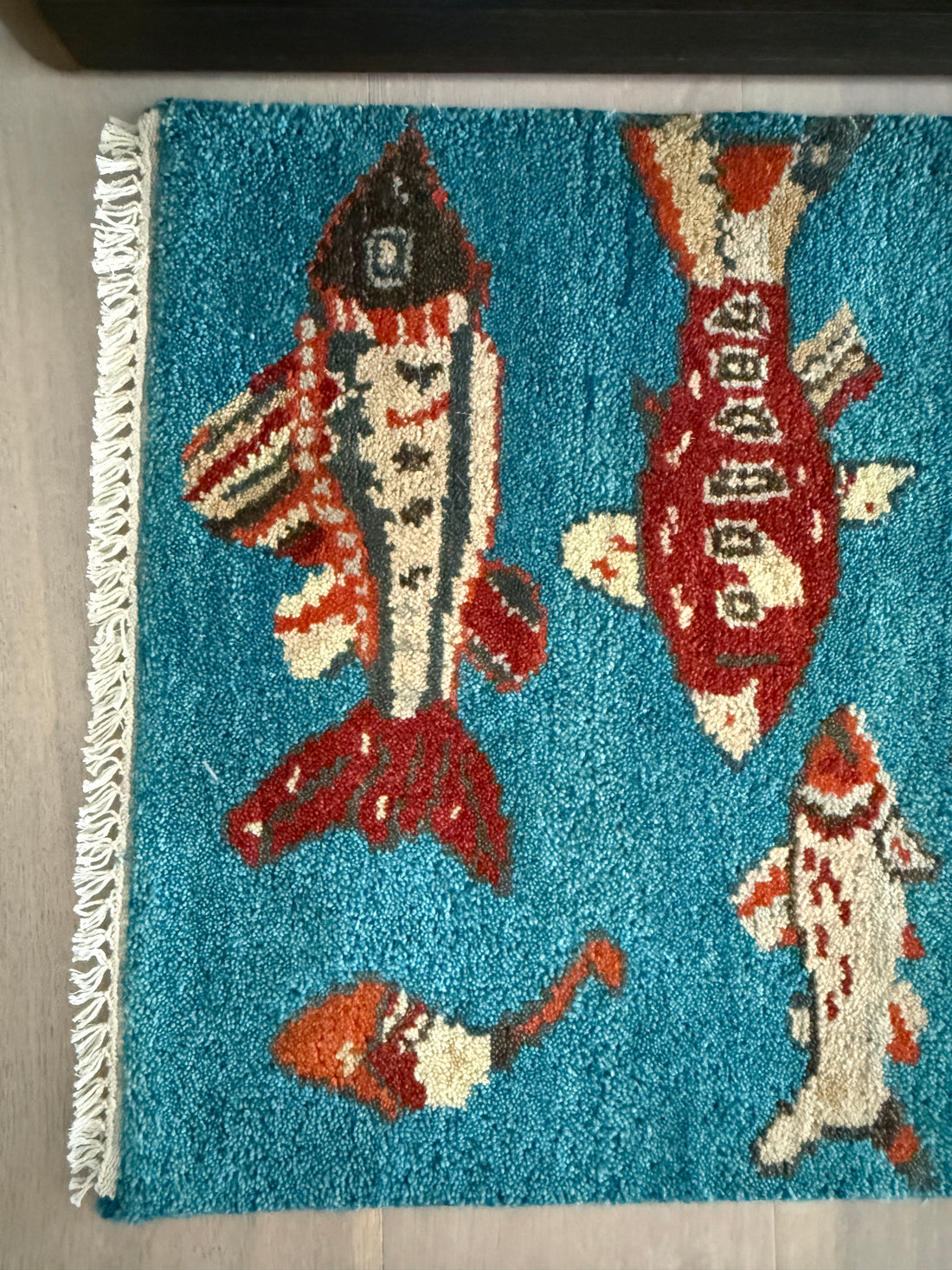 2' x 6' Ft. Fun Colorful Fish Design Turkish Hand Knotted Wool Rug / Runner - BR3078
