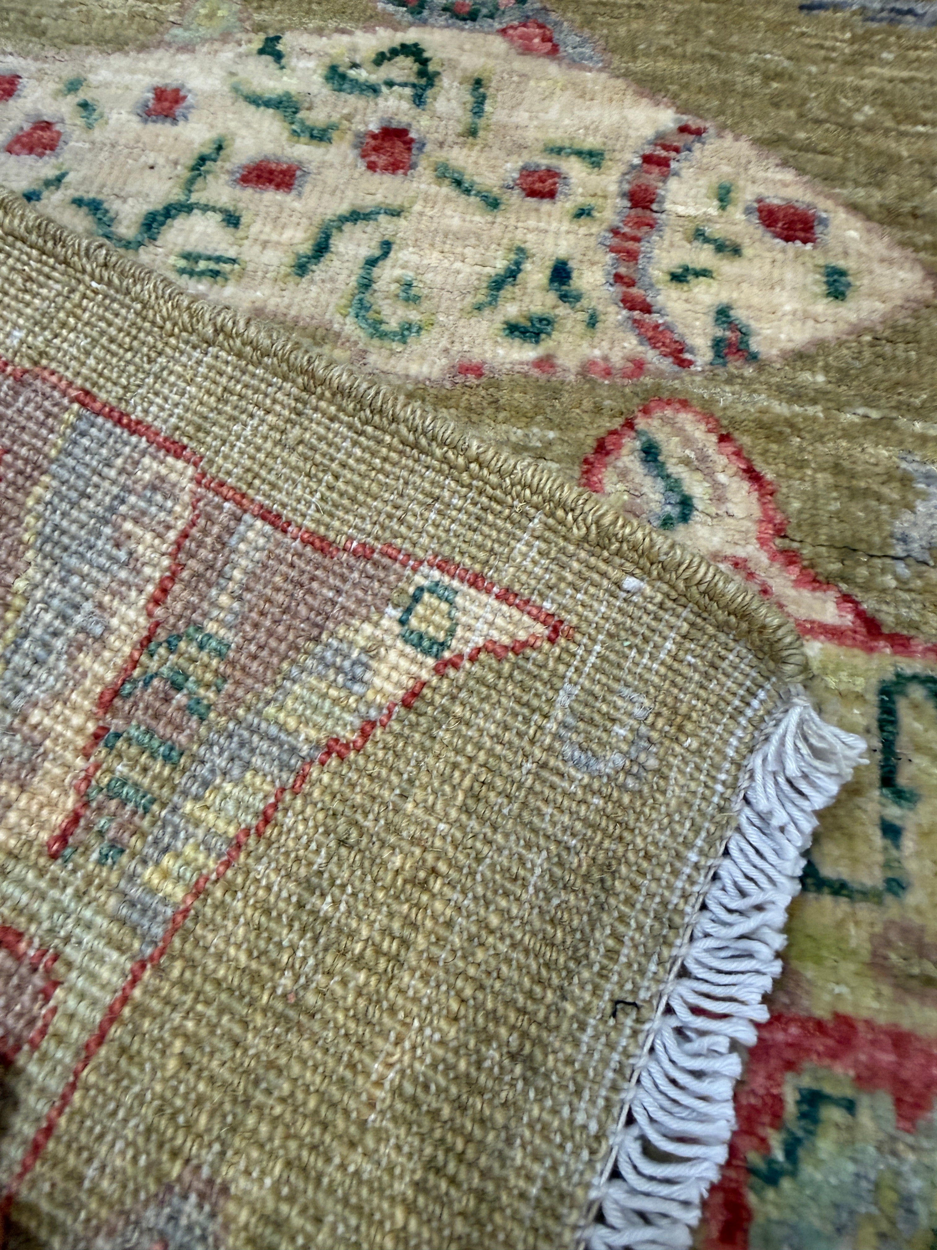 2' x 3' Ft. Fun Fish/Sea Design Afghan Peshawar Hand Knotted Wool Rug - BR2678