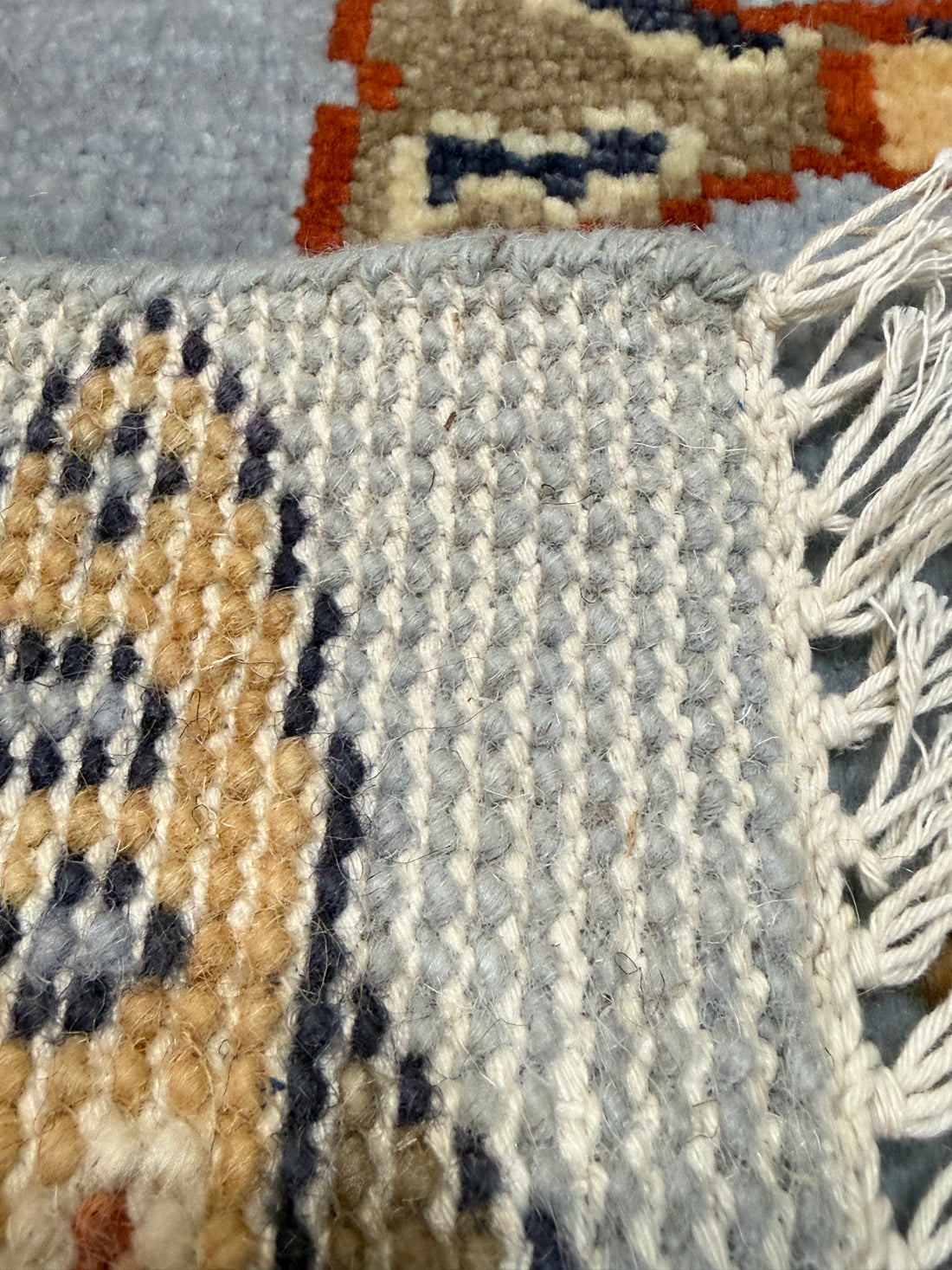 2' x 3' Ft. Fun Fish/Sea Design Turkish Oushak Bohemian Hand Knotted Wool Area Rug - BR2674