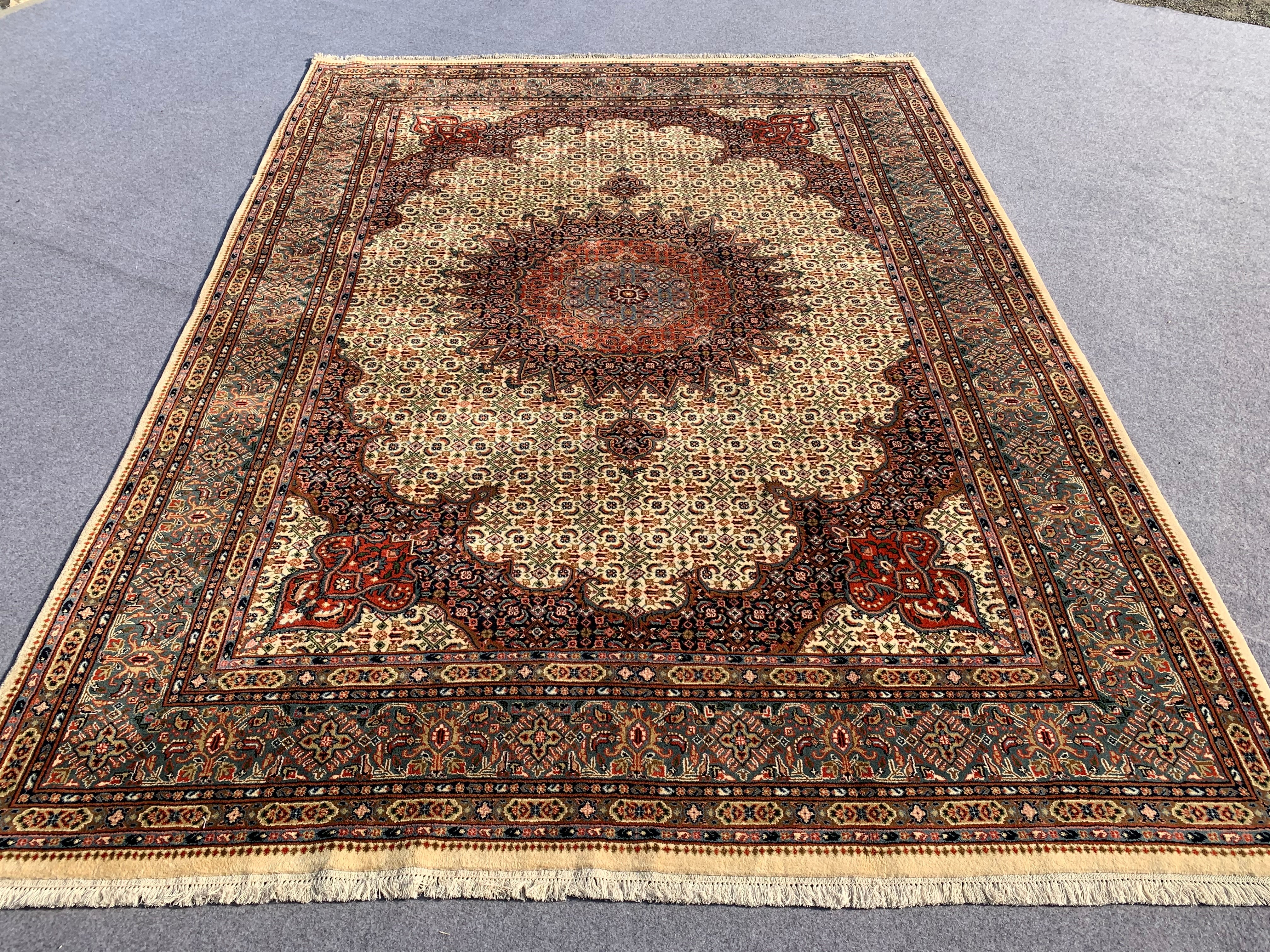 10' x 8' Ft. Authentic Vintage Tribal Yamoud Hand Knotted Fine Wool Area Rug - BR318