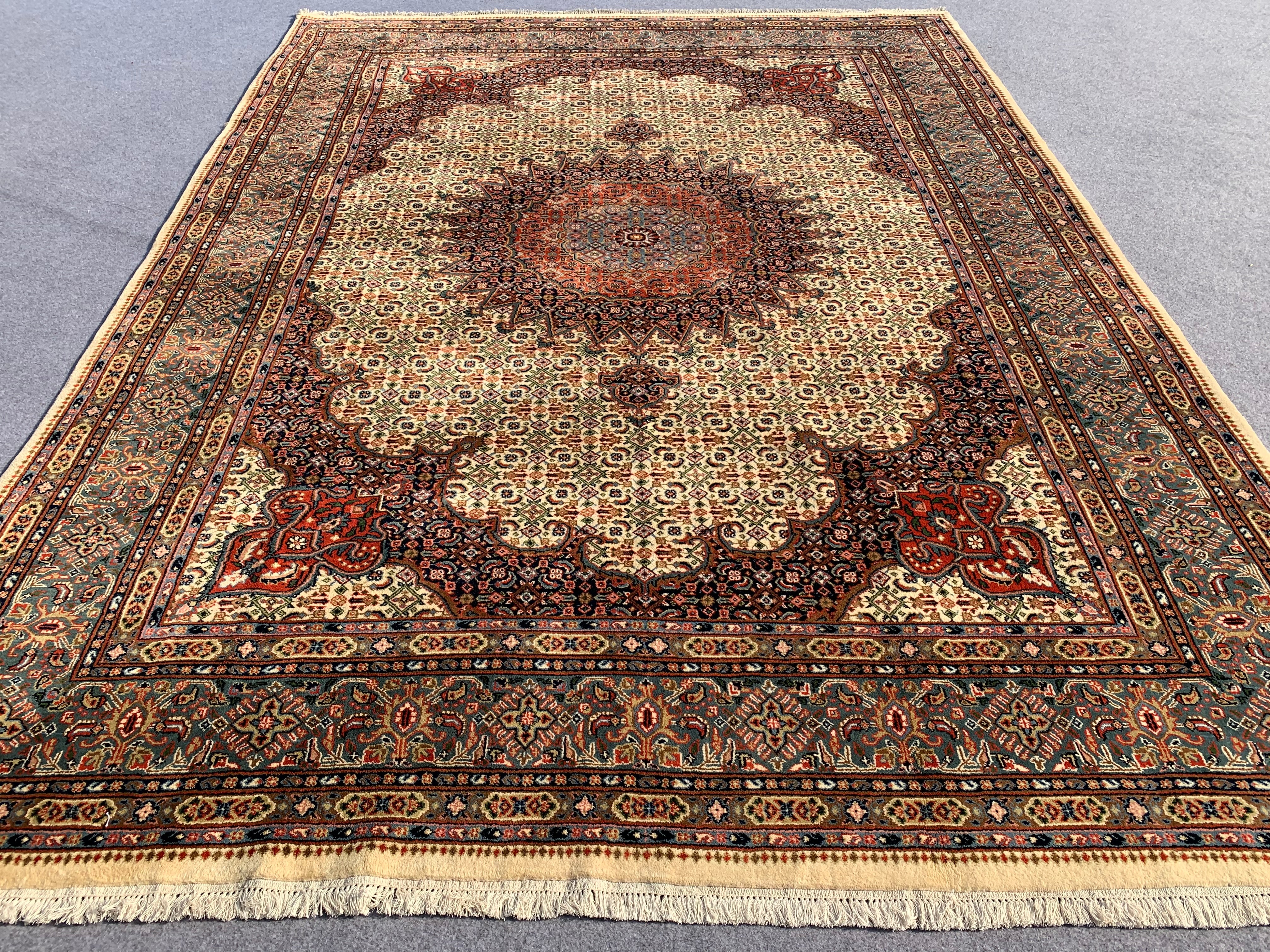 10' x 8' Ft. Authentic Vintage Tribal Yamoud Hand Knotted Fine Wool Area Rug - BR318