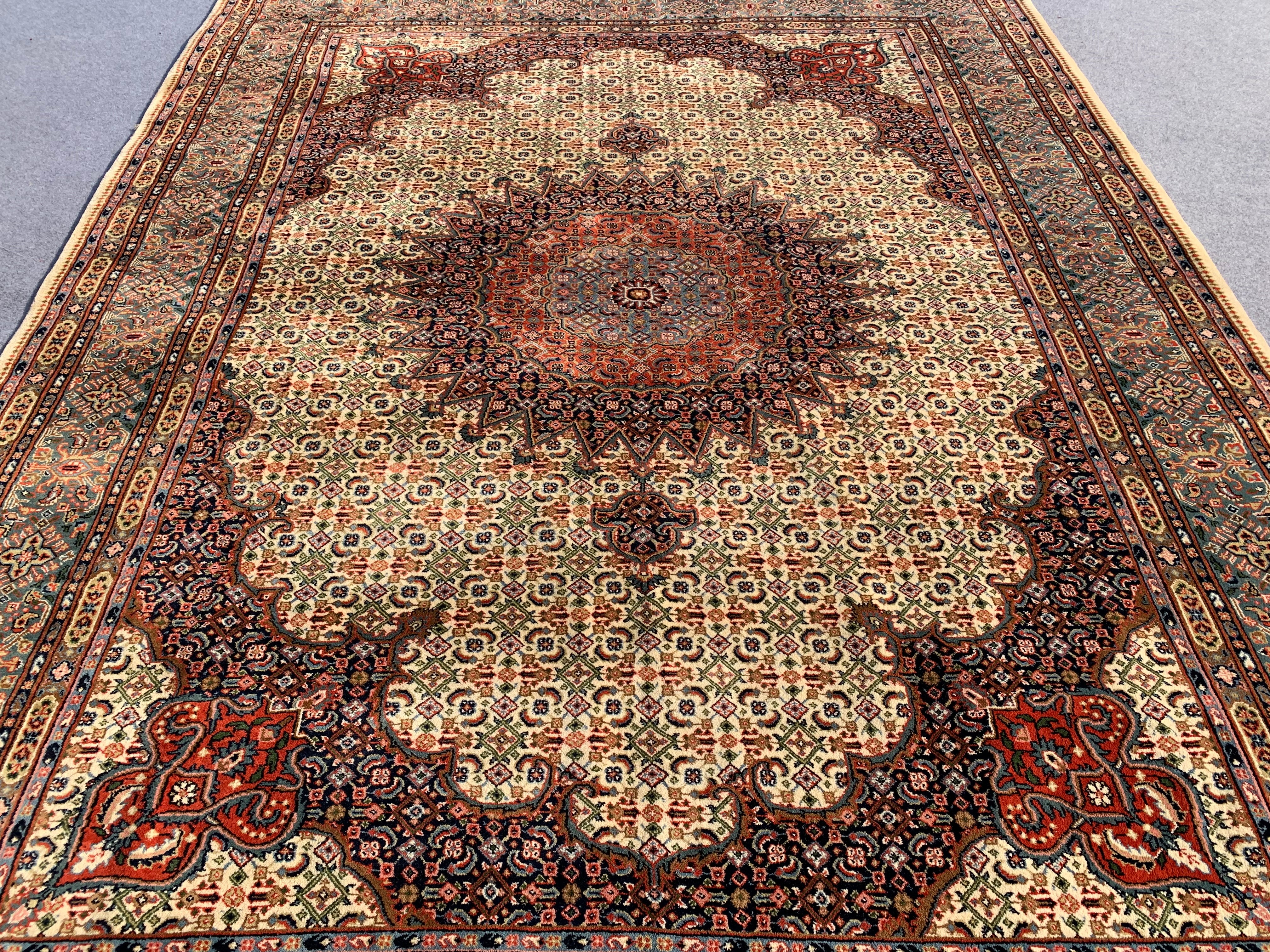 10' x 8' Ft. Authentic Vintage Tribal Yamoud Hand Knotted Fine Wool Area Rug - BR318