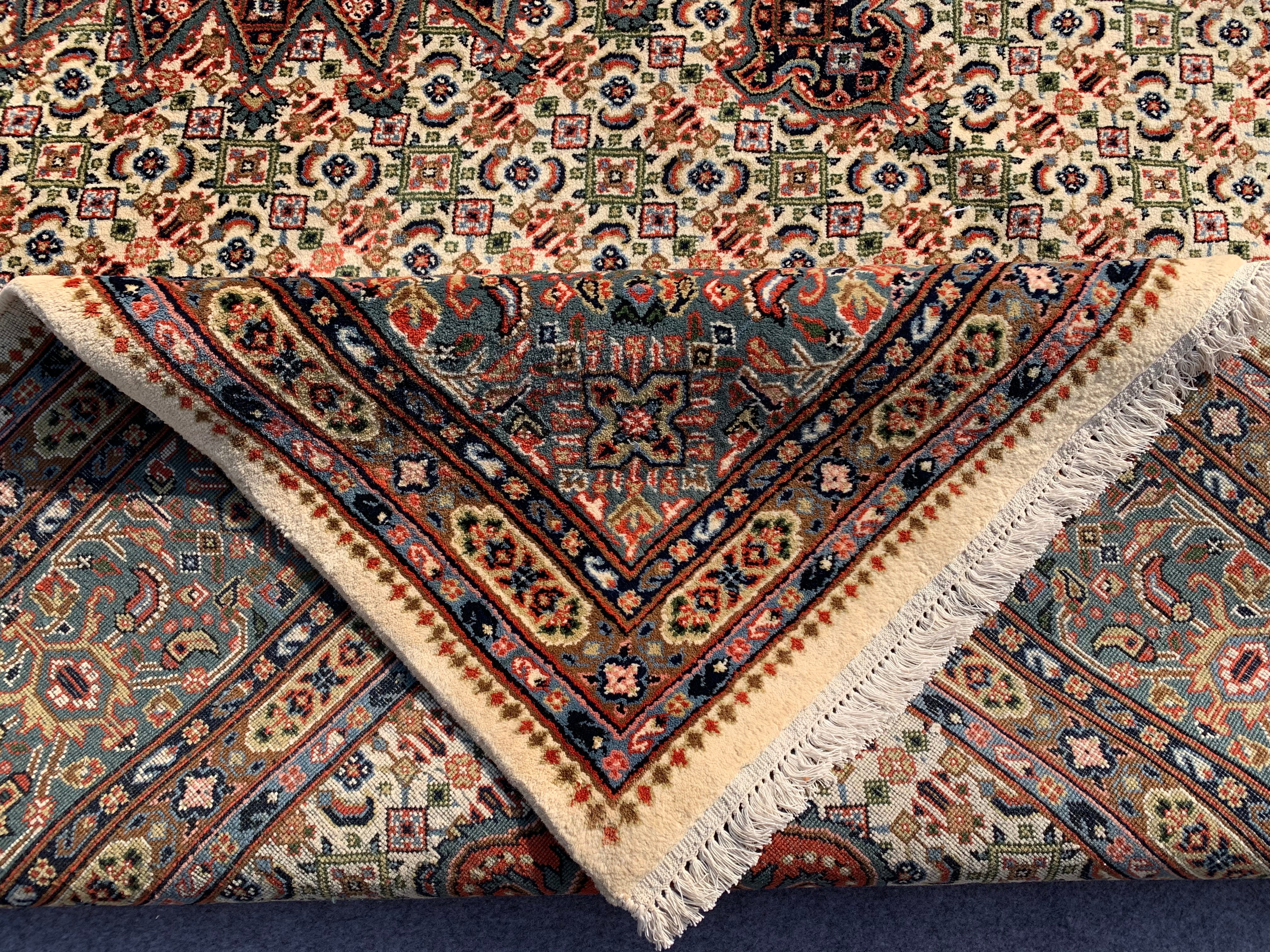 10' x 8' Ft. Authentic Vintage Tribal Yamoud Hand Knotted Fine Wool Area Rug - BR318