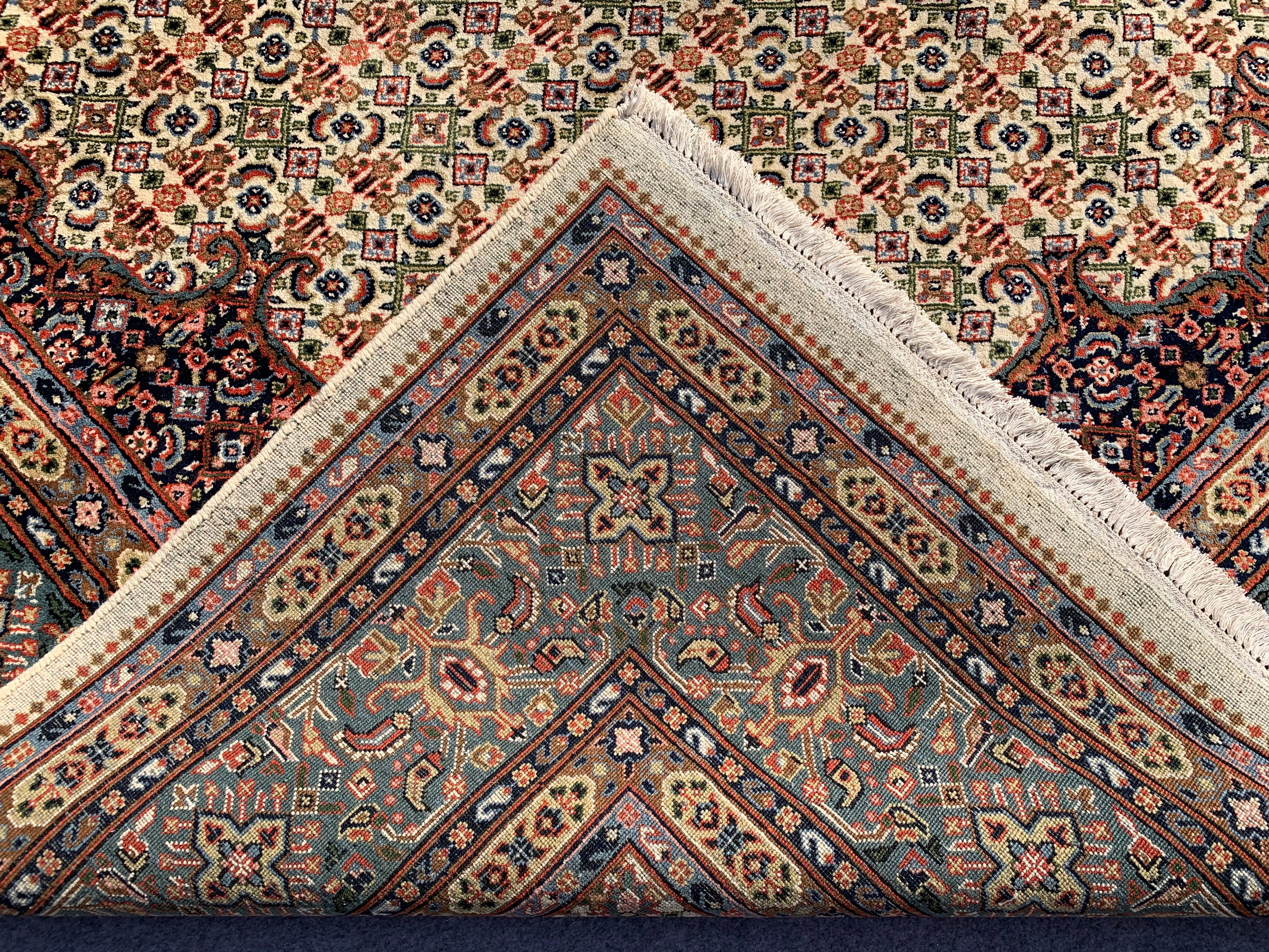 10' x 8' Ft. Authentic Vintage Tribal Yamoud Hand Knotted Fine Wool Area Rug - BR318