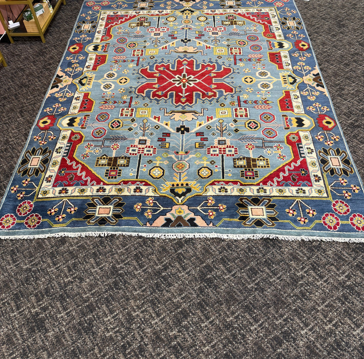 8’ x 10’ Contemporary Imported Turkish Bohemian Oushak Hand Knotted Wool Area Rug 8x10 - BR3090