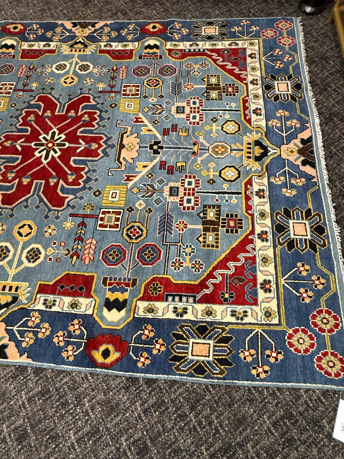 8’ x 10’ Contemporary Imported Turkish Bohemian Oushak Hand Knotted Wool Area Rug 8x10 - BR3090