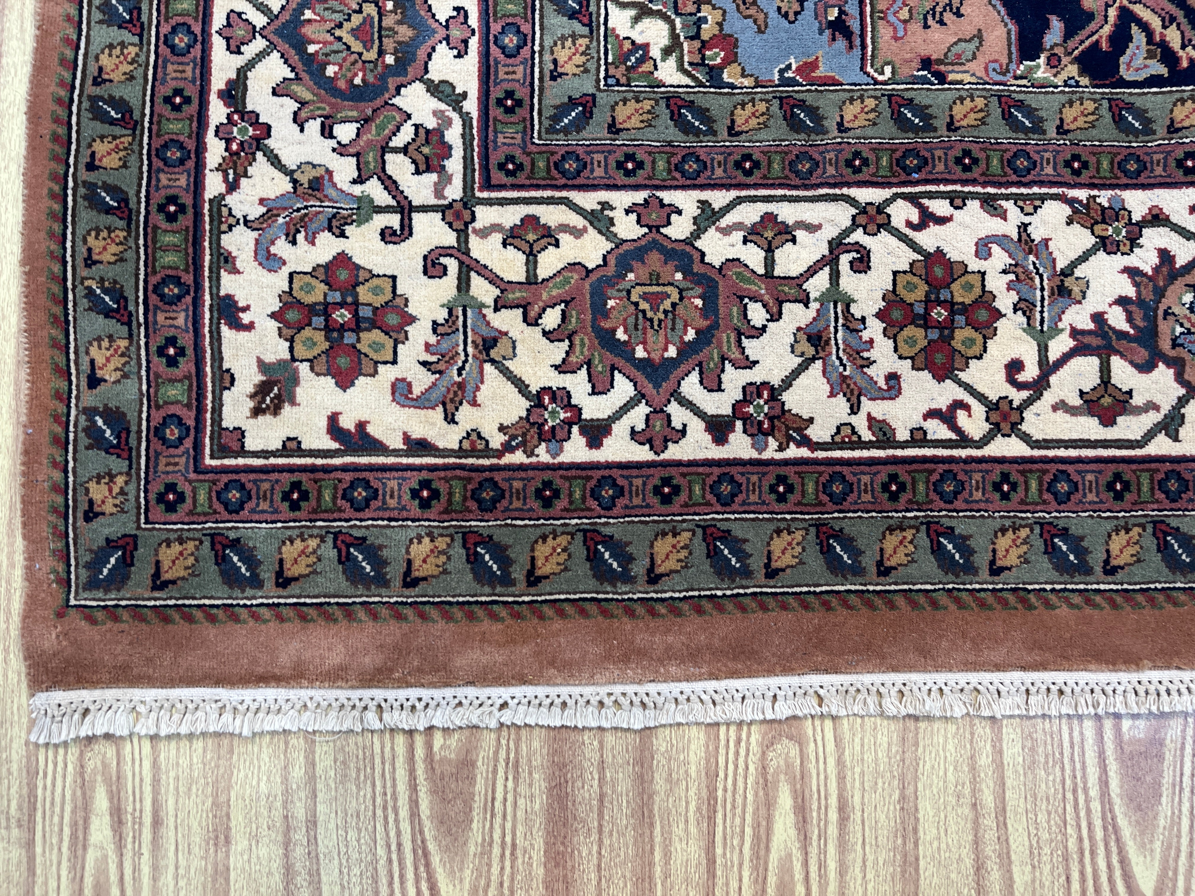 11' x 8' Ft. Authentic Vintage Persian Heriz Serapi Hand Knotted Wool Area Rug - BR3137