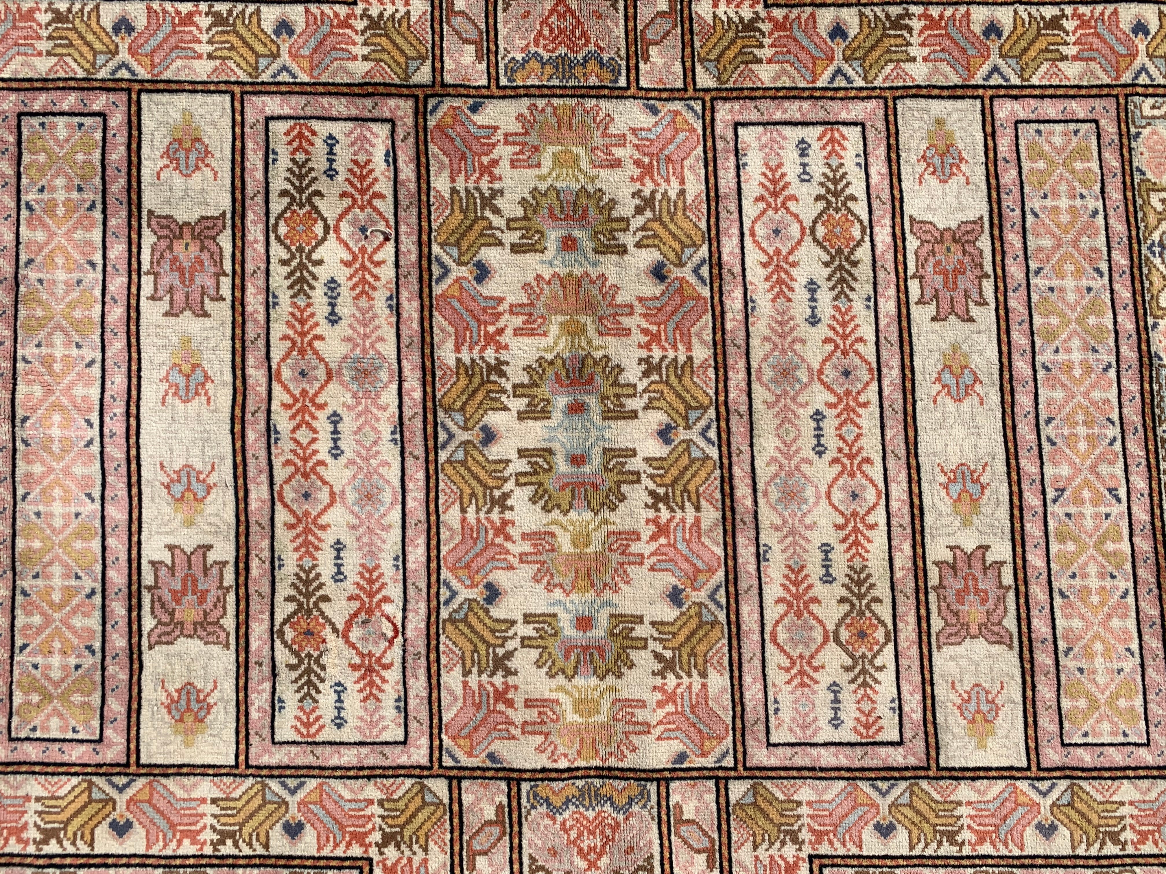 11' x 8' Ft. Authentic Moroccan Geometric Design Hand Knotted Fine Wool Large Area Rug BR2509