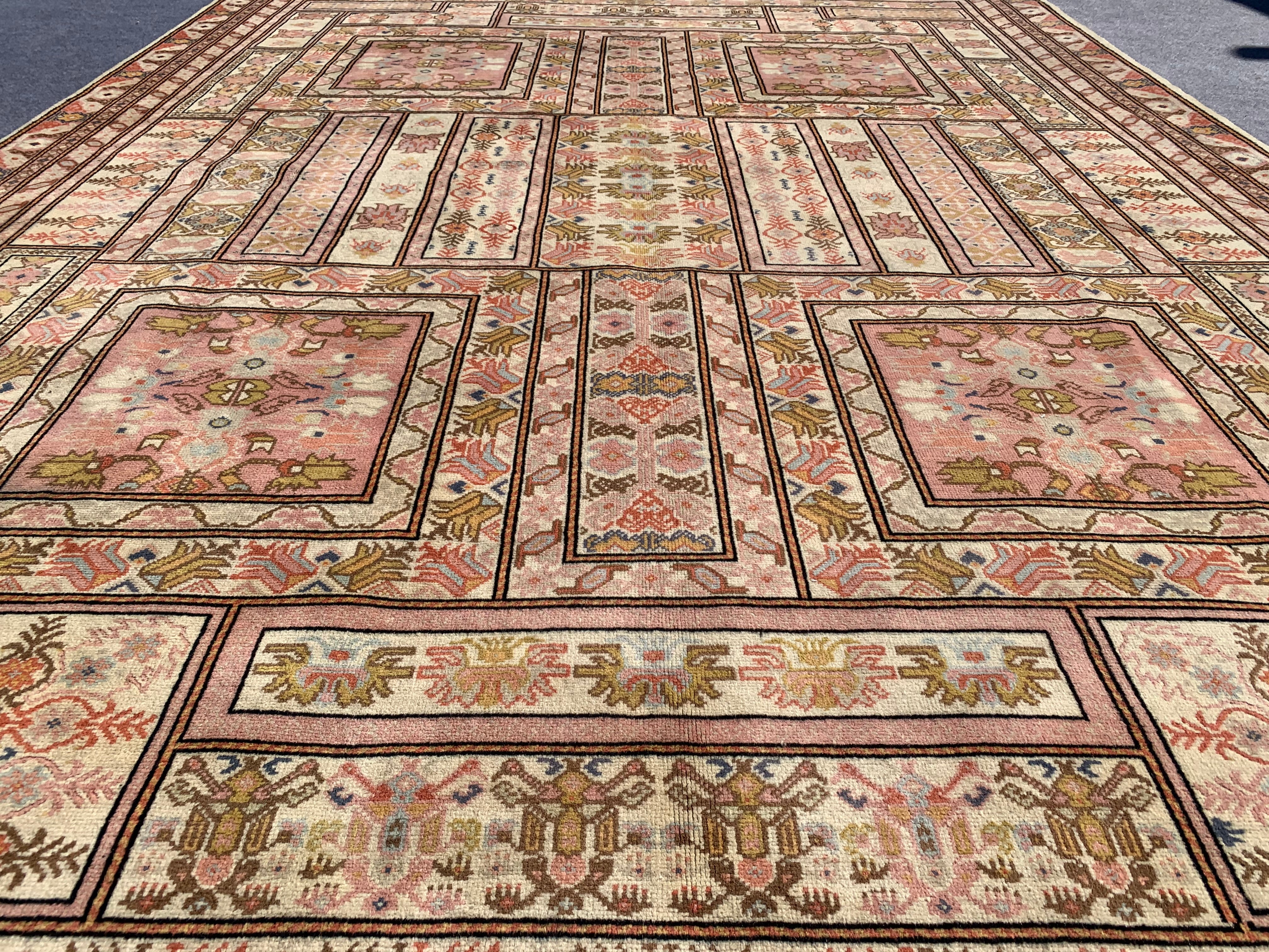 11' x 8' Ft. Authentic Moroccan Geometric Design Hand Knotted Fine Wool Large Area Rug BR2509