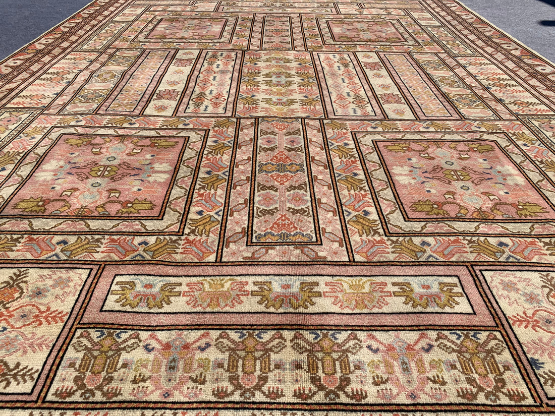 11' x 8' Ft. Authentic Moroccan Geometric Design Hand Knotted Fine Wool Large Area Rug BR2509