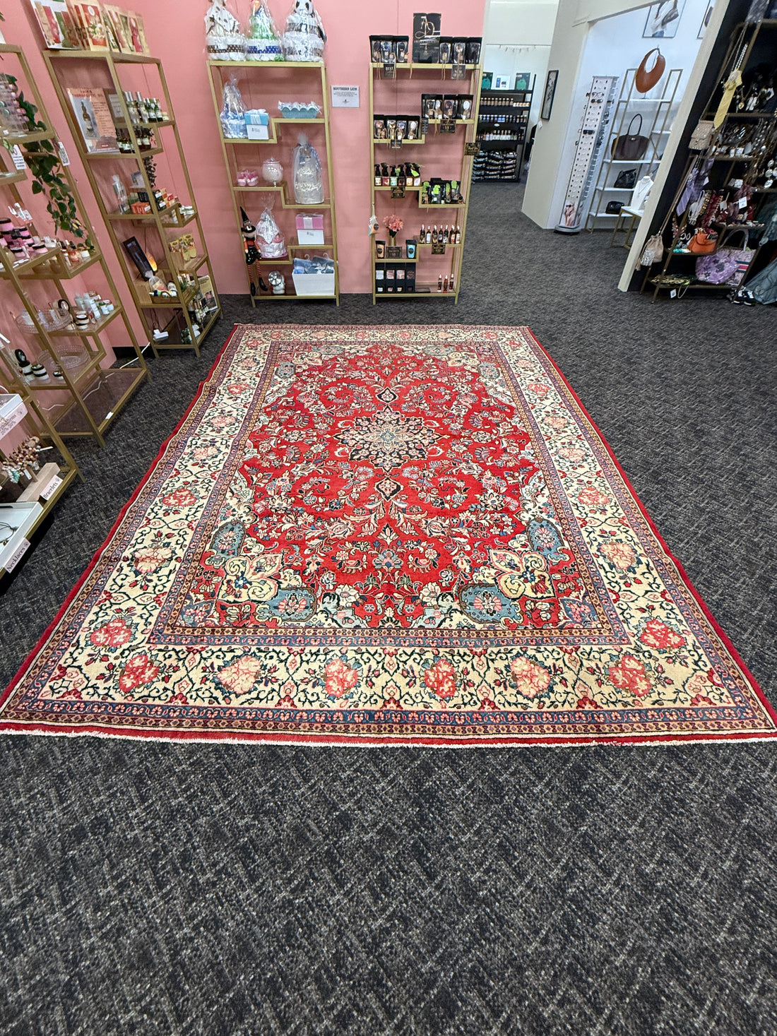 9' x 12' Ft. Authentic Vintage Persian Kashan Hand Knotted Wool Area Rug - BR3133