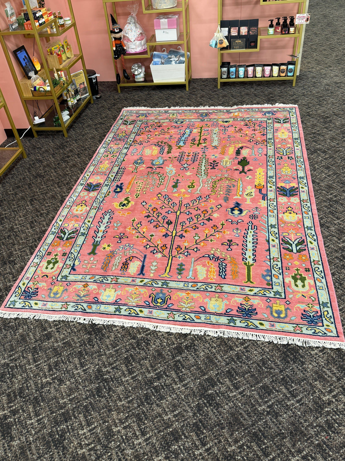 9' x 6' Ft. Contemporary Turkish Oushak Bohemian Hand Knotted Wool Area Rug - BR3142