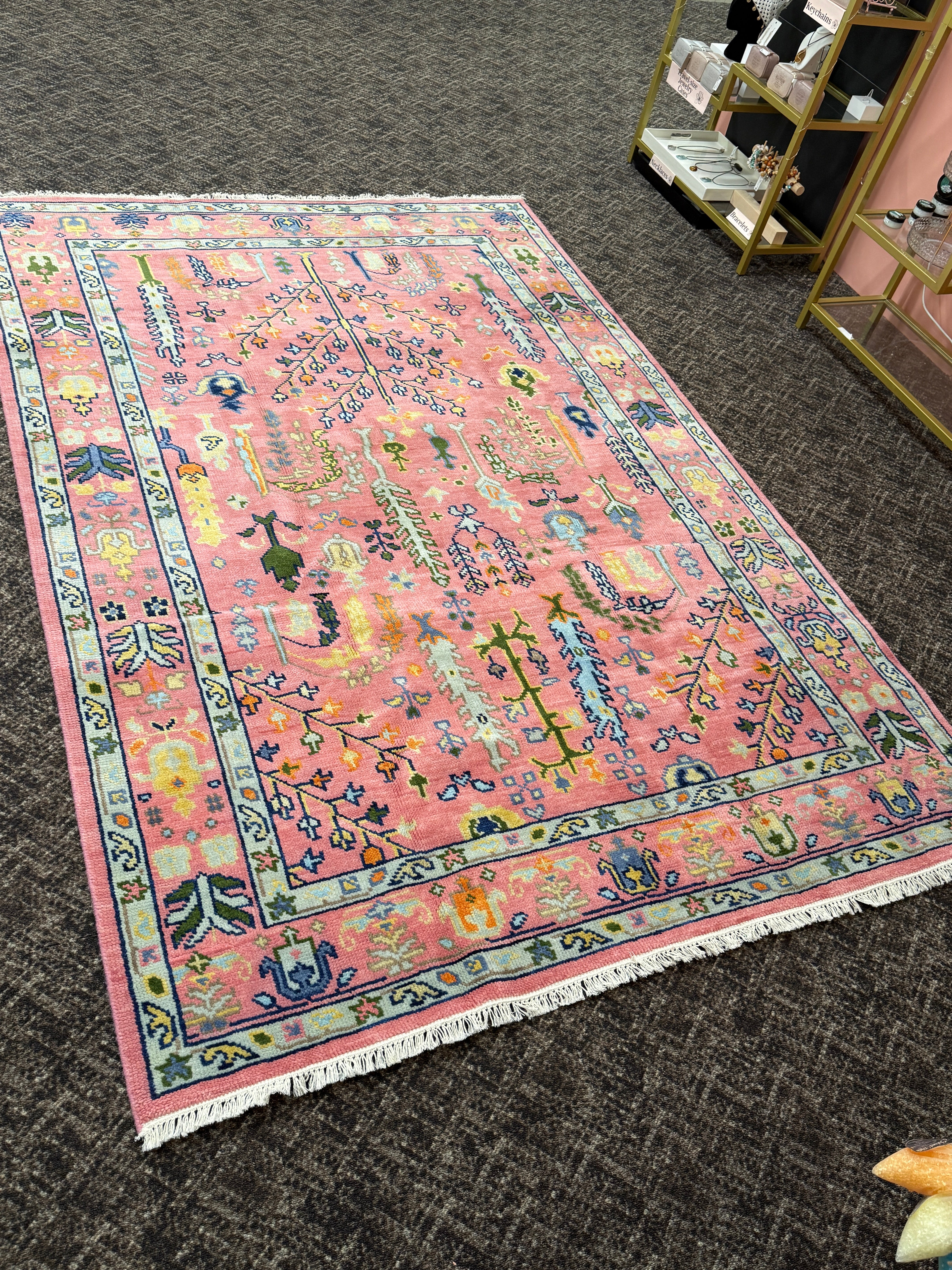 9' x 6' Ft. Contemporary Turkish Oushak Bohemian Hand Knotted Wool Area Rug - BR3142