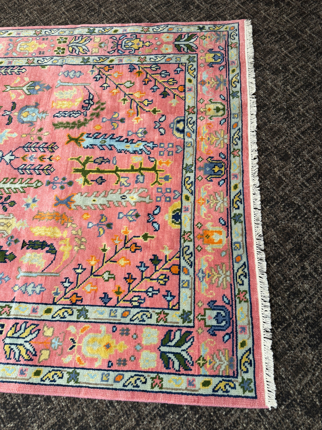 9' x 6' Ft. Contemporary Turkish Oushak Bohemian Hand Knotted Wool Area Rug - BR3142