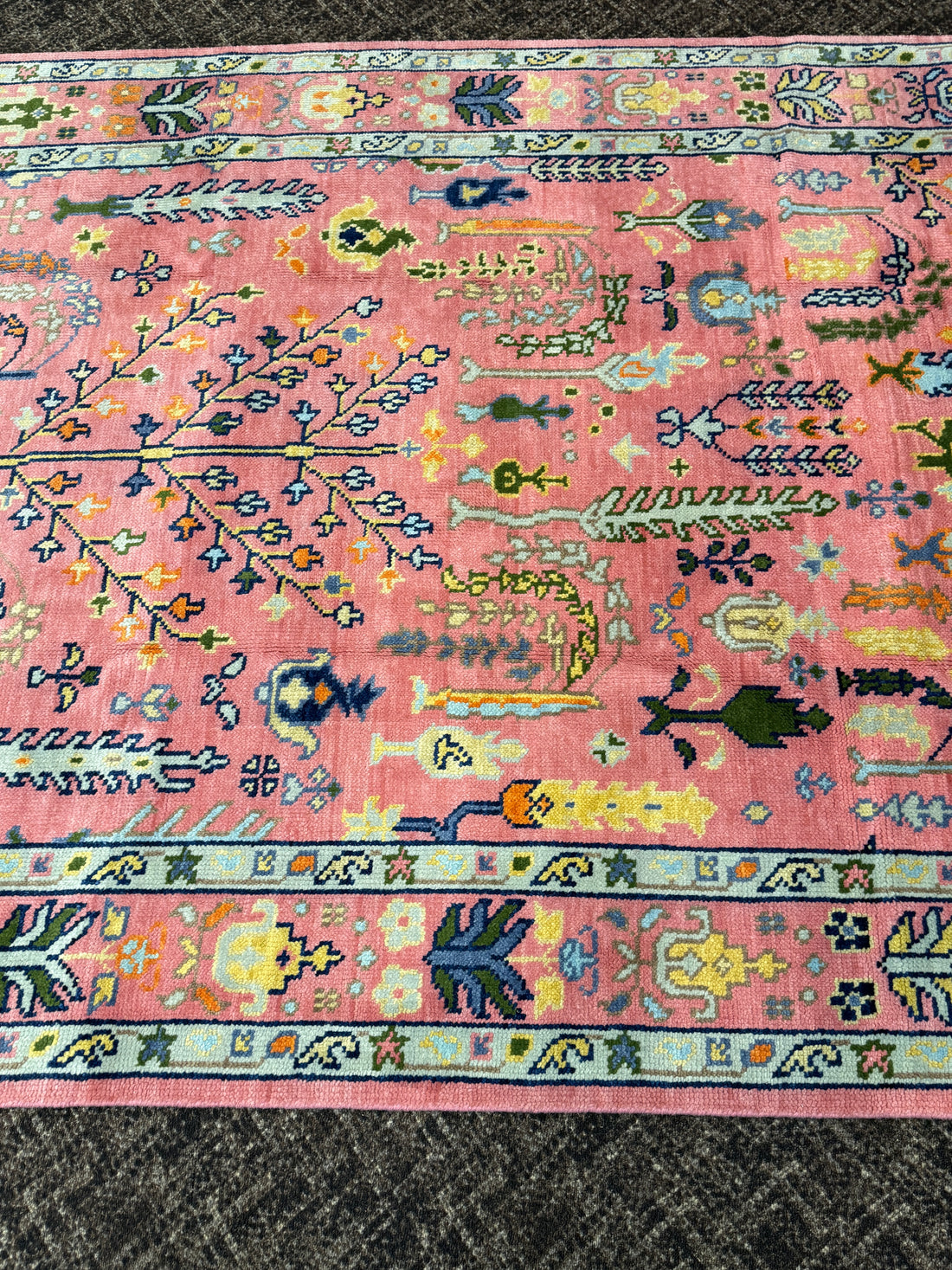 9' x 6' Ft. Contemporary Turkish Oushak Bohemian Hand Knotted Wool Area Rug - BR3142