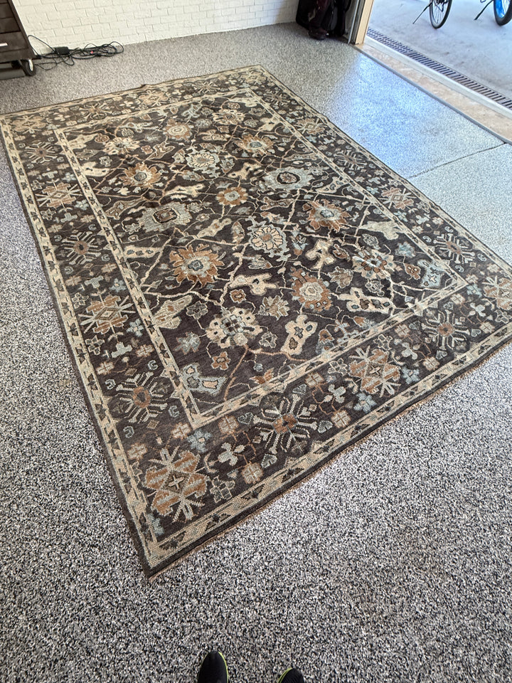 10’ x 14’ Ft. Stunning Turkish Bohemian Oushak Contemporary Hand Knotted Wool Area Rug - BR3145