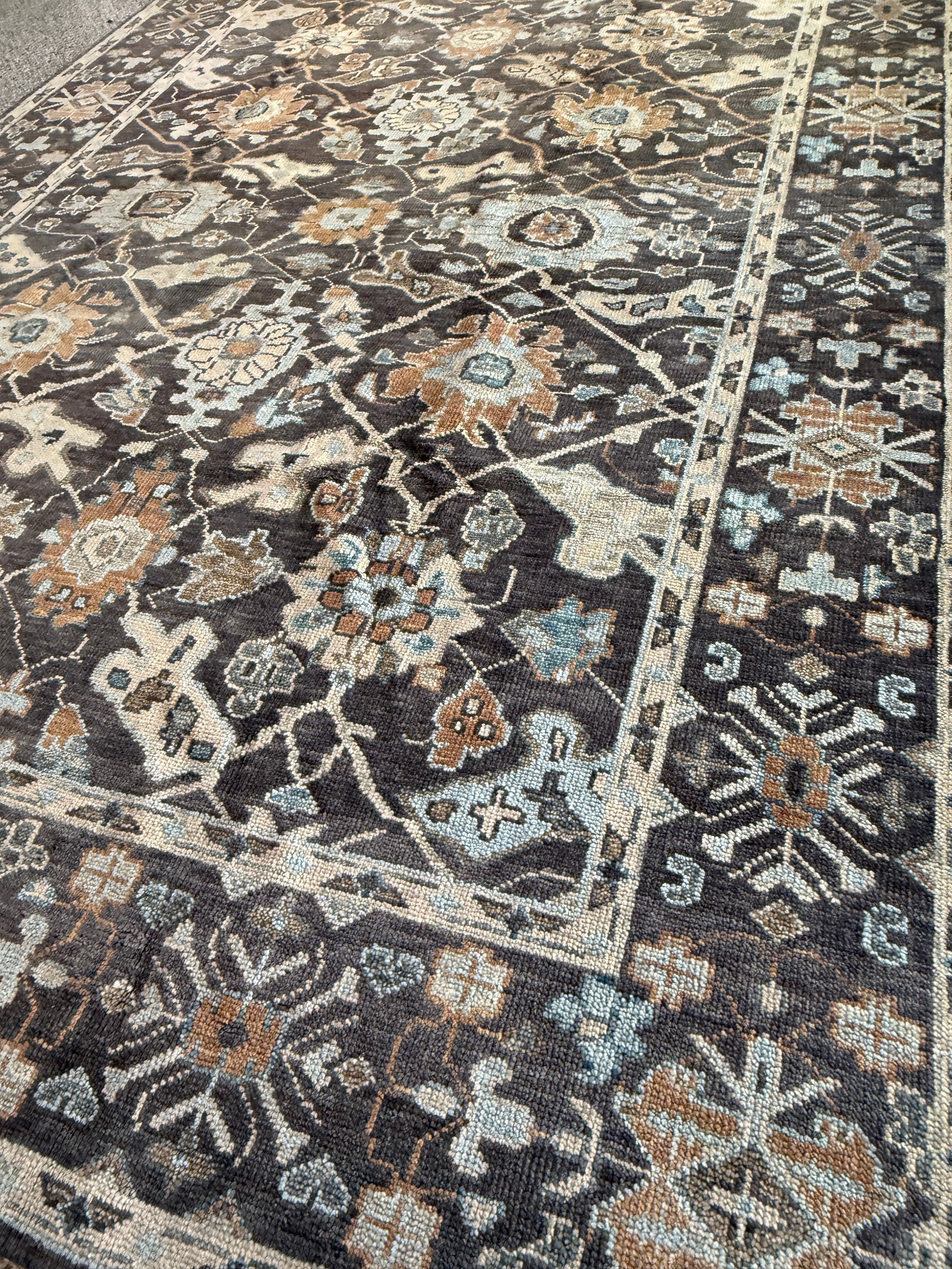 10’ x 14’ Ft. Stunning Turkish Bohemian Oushak Contemporary Hand Knotted Wool Area Rug - BR3145