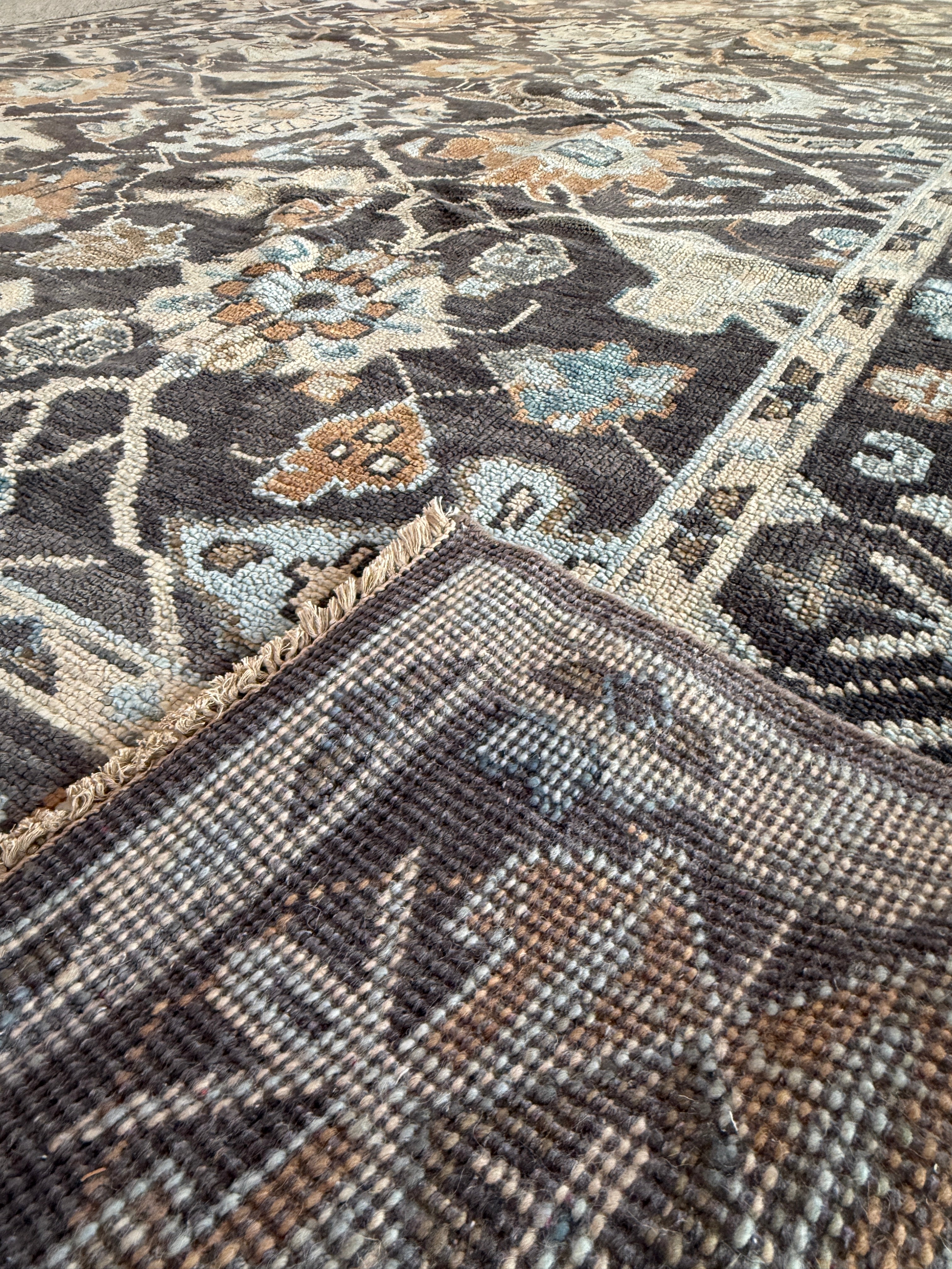 10’ x 14’ Ft. Stunning Turkish Bohemian Oushak Contemporary Hand Knotted Wool Area Rug - BR3145