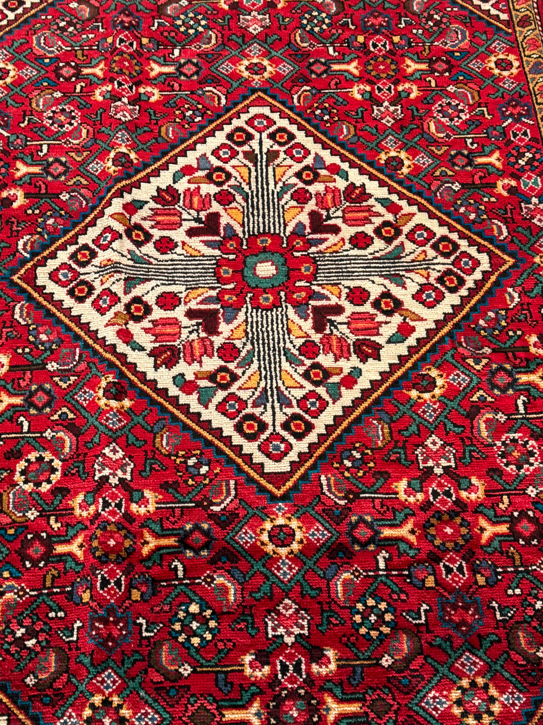 5' x 8' Ft Authentic Vintage Persian Abadeh Heibatlu Design Hand Knotted Wool Area Rug -BR3136