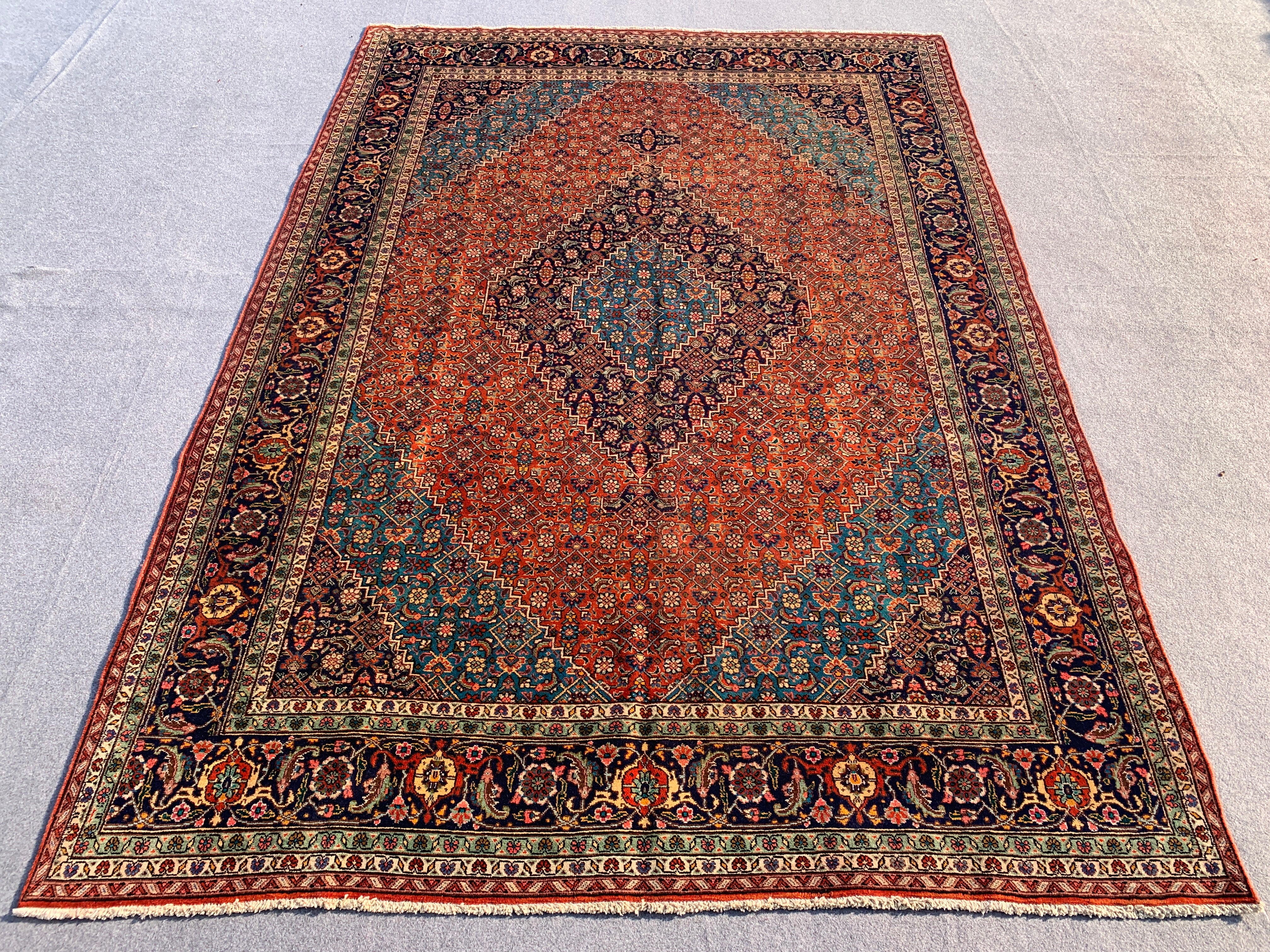 12' x 8' Ft. Authentic Persian Bidjar Hand Knotted Fine Wool Large Area Rug BR2302