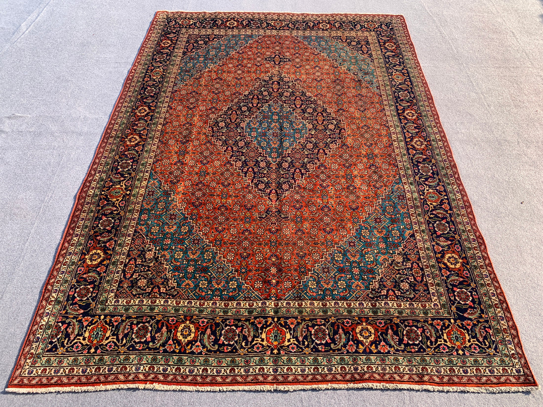 12' x 8' Ft. Authentic Persian Bidjar Hand Knotted Fine Wool Large Area Rug BR2302