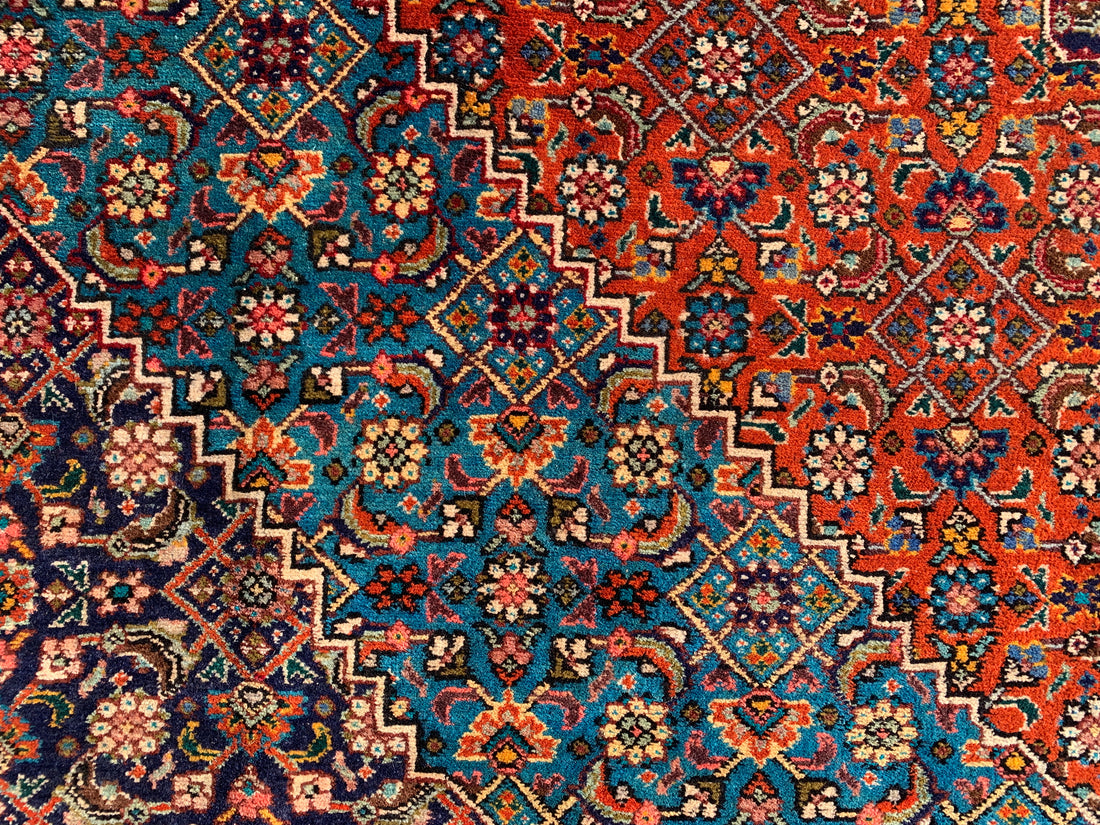 12' x 8' Ft. Authentic Persian Bidjar Hand Knotted Fine Wool Large Area Rug BR2302