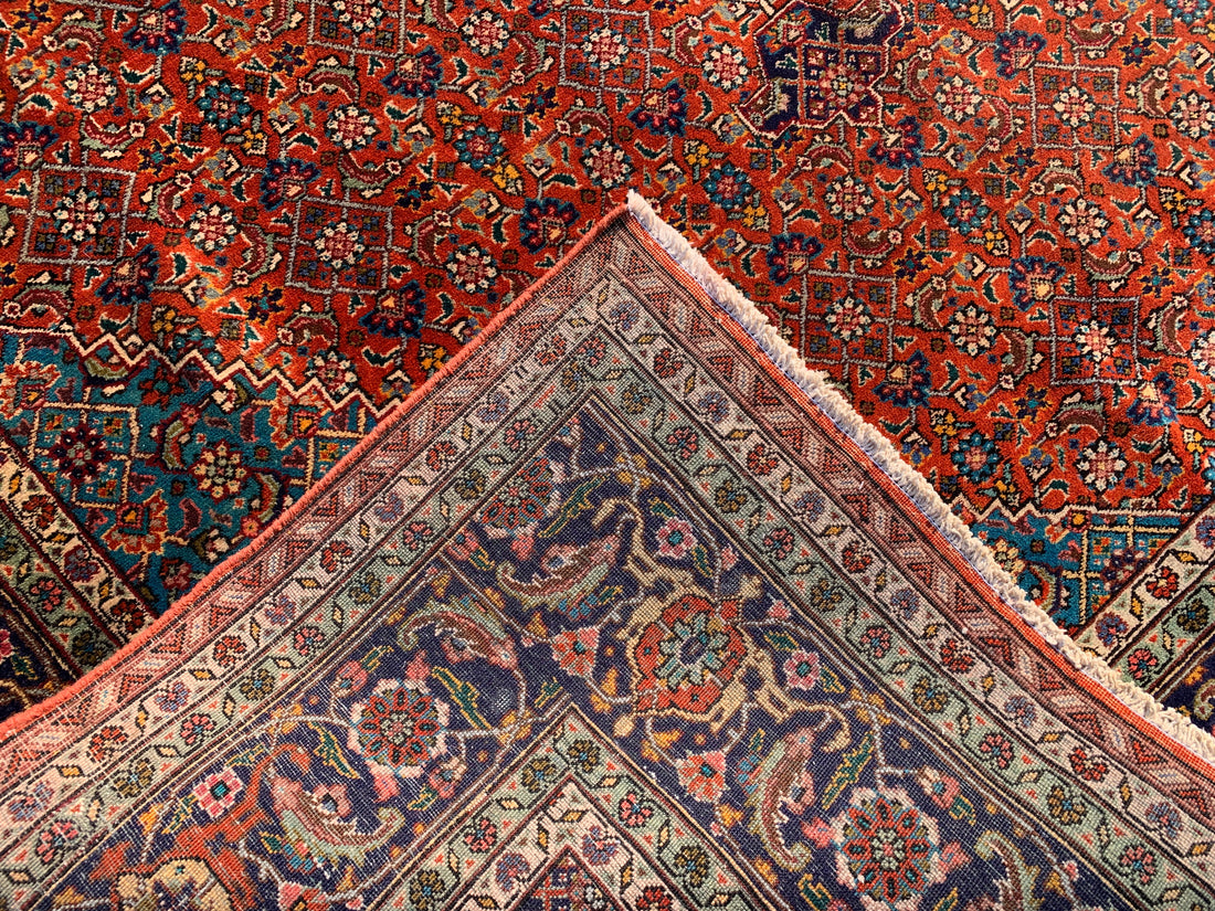 12' x 8' Ft. Authentic Persian Bidjar Hand Knotted Fine Wool Large Area Rug BR2302