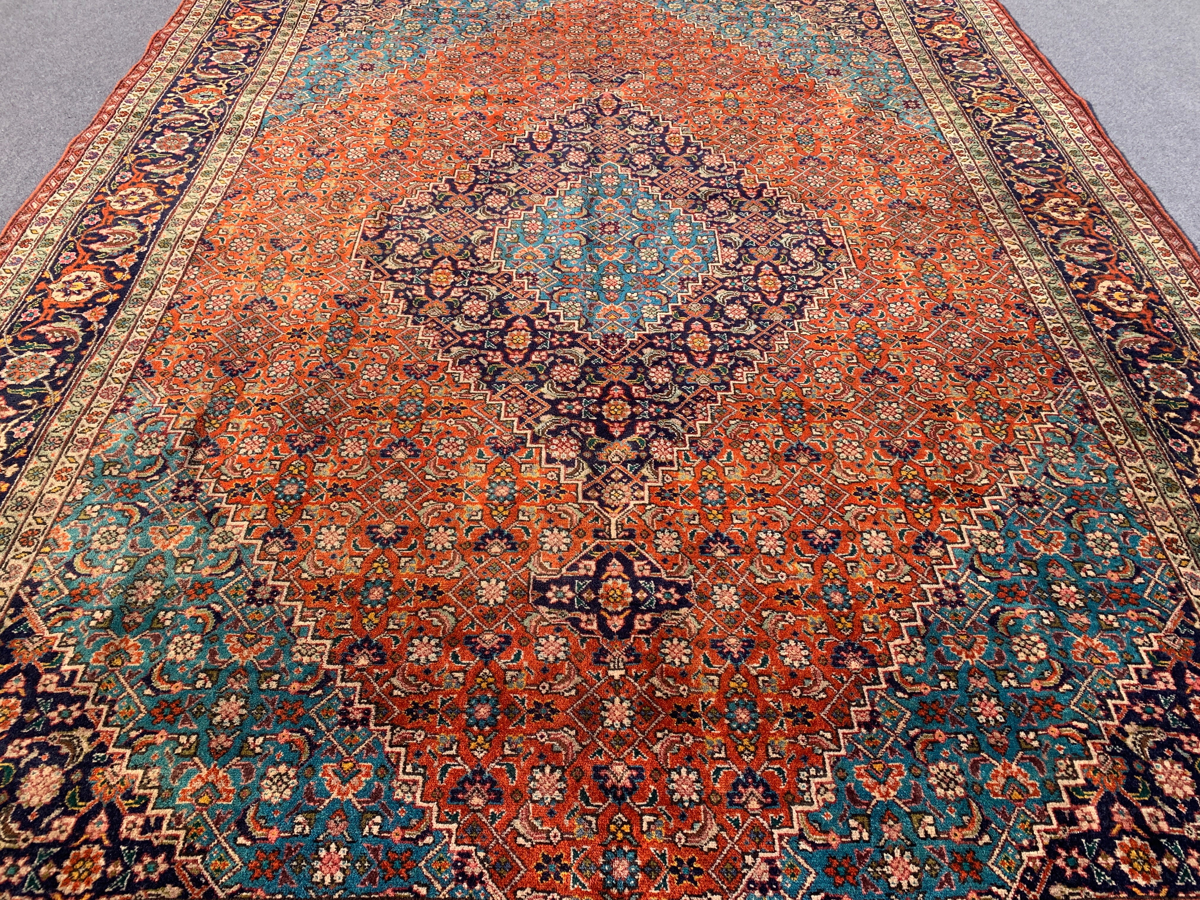 12' x 8' Ft. Authentic Persian Bidjar Hand Knotted Fine Wool Large Area Rug BR2302