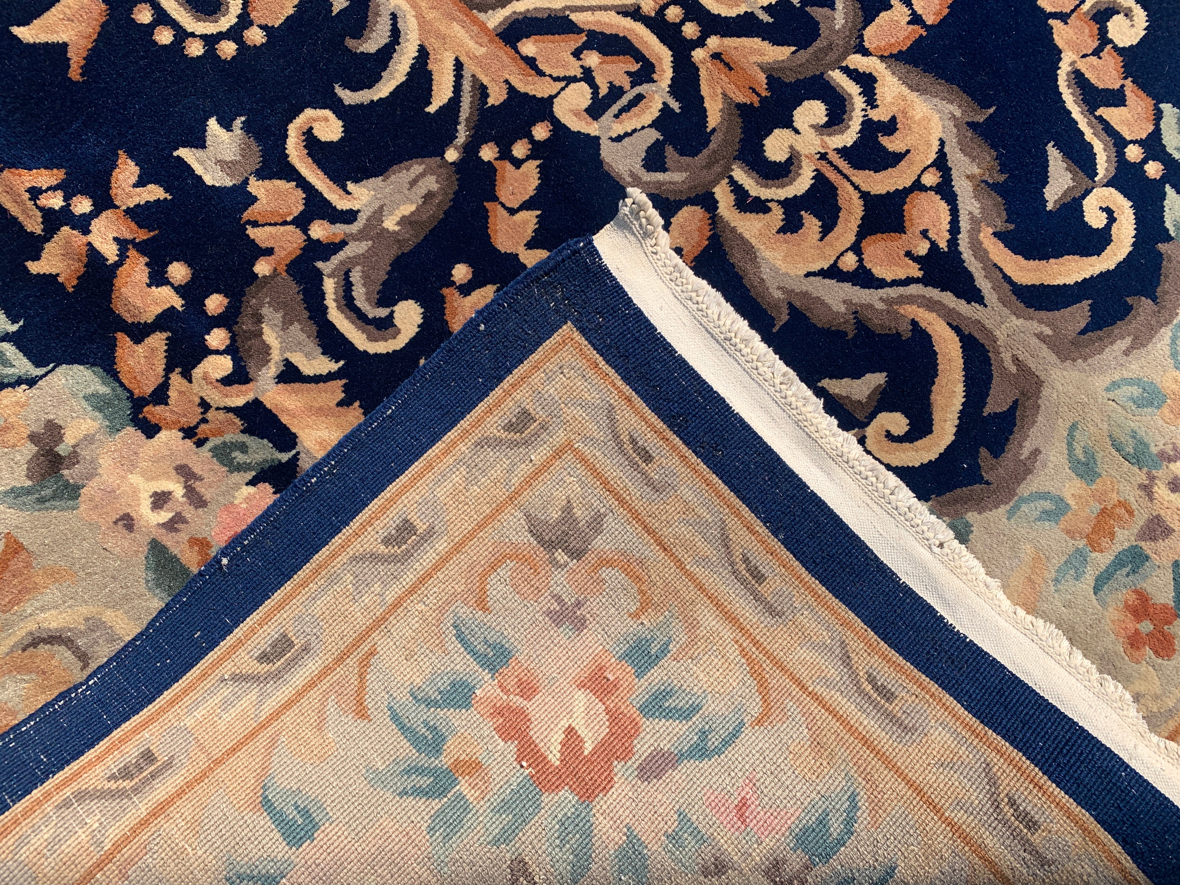 10' x 7' Ft. Authentic Nepal / Sino Hand Knotted Fine Wool Area Rug BR2303