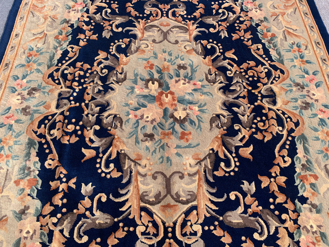 10’x 7’ Ft. Authentic Vintage Chinese / Sino Hand Knotted Fine Wool Rug - BR2503