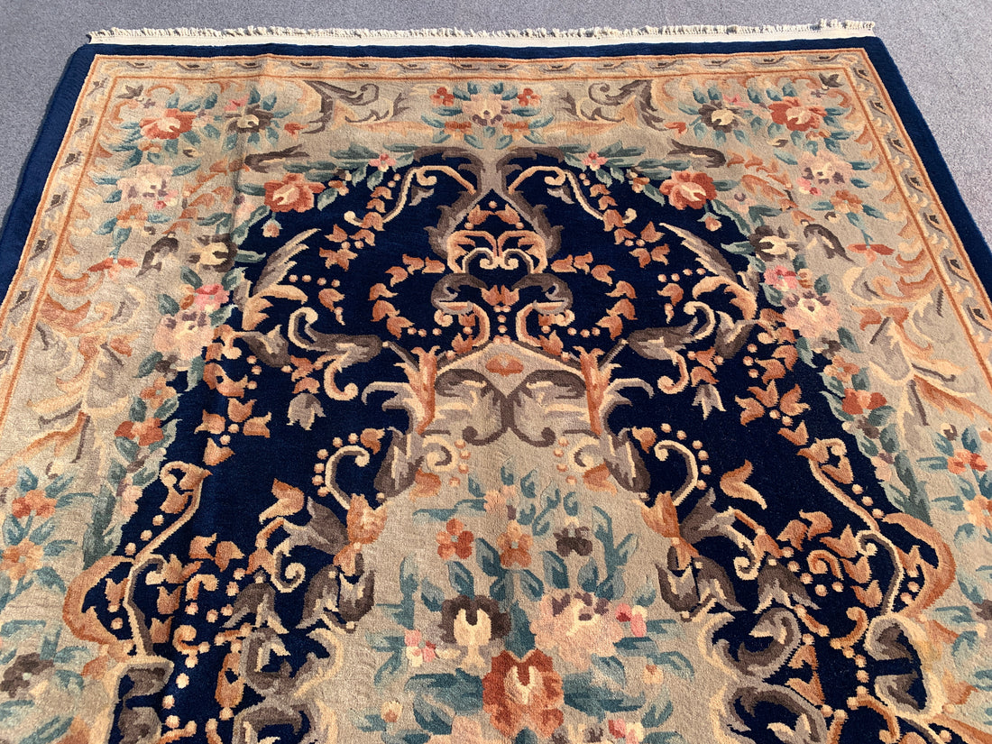 10' x 7' Ft. Authentic Nepal / Sino Hand Knotted Fine Wool Area Rug BR2303