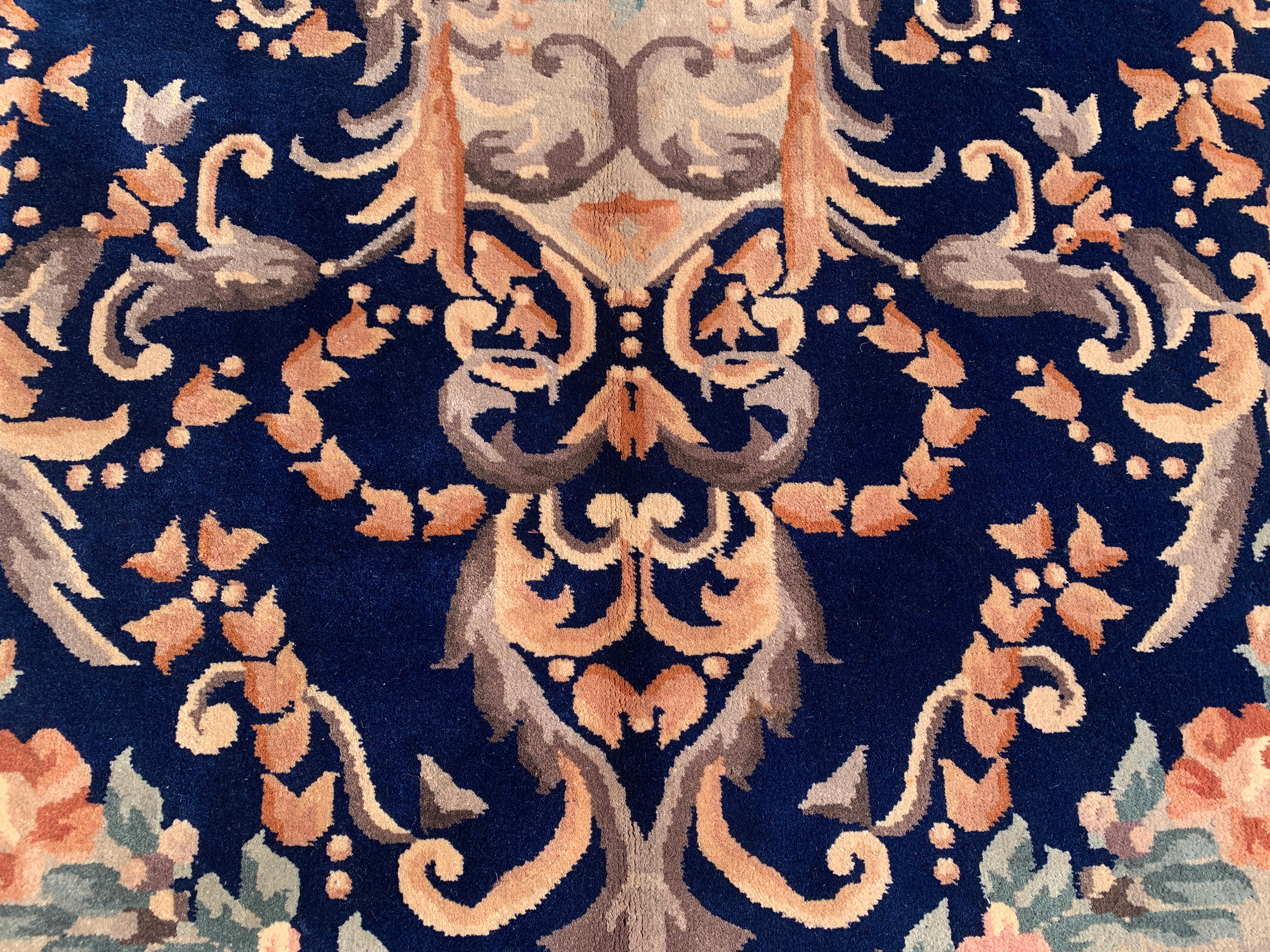 10’x 7’ Ft. Authentic Vintage Chinese / Sino Hand Knotted Fine Wool Rug - BR2503