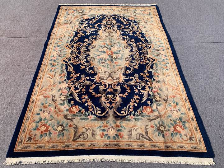 10’x 7’ Ft. Authentic Vintage Chinese / Sino Hand Knotted Fine Wool Rug - BR2503