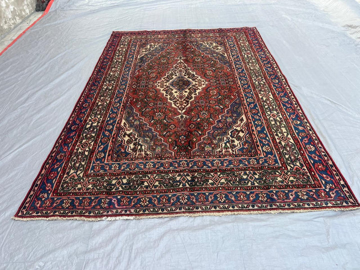 10' x 7' Ft. Authentic Persian Tribal Hand Knotted Wool Area Rug - BR431