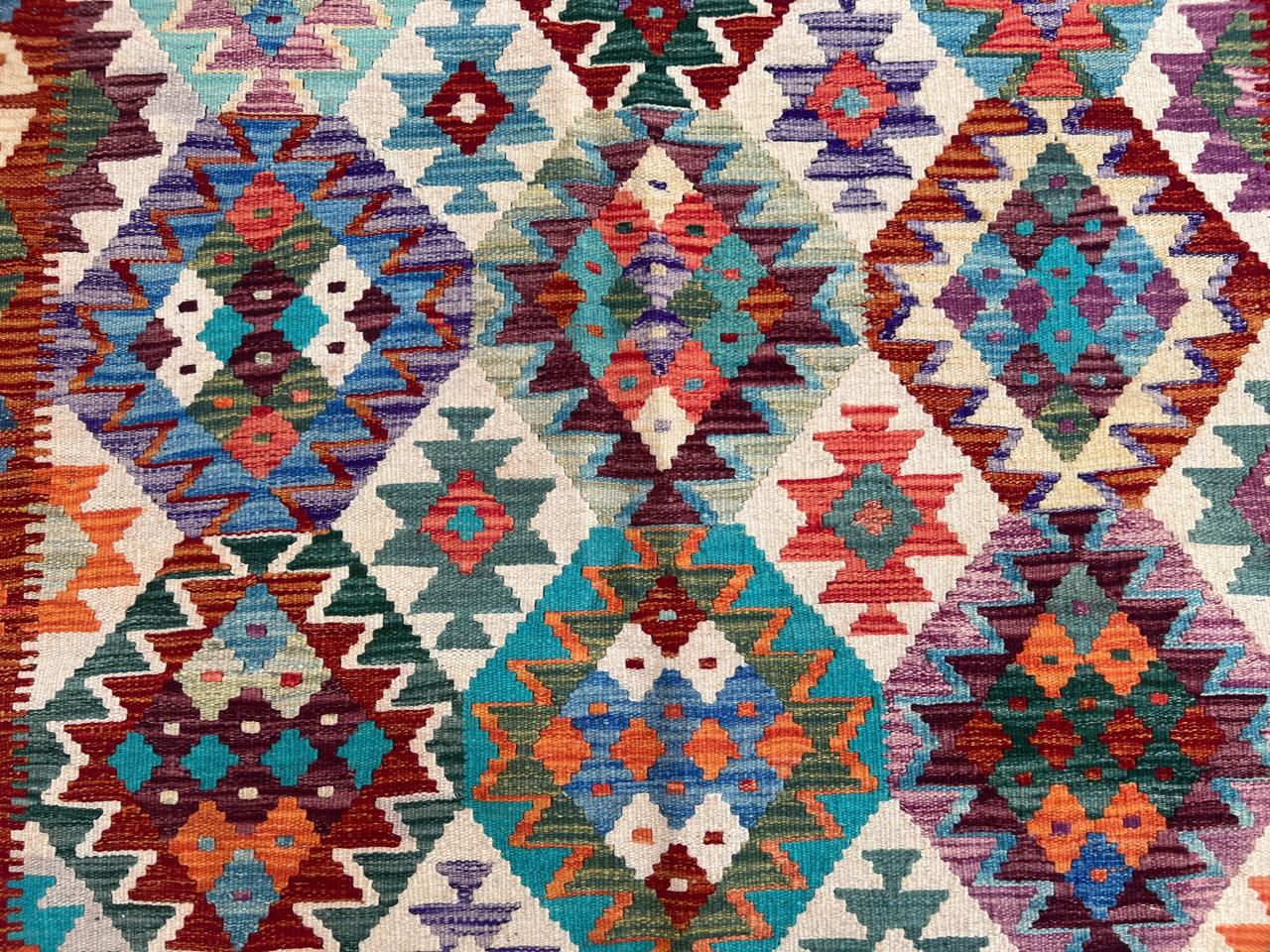 7' x 5'' Ft. Authentic Kilim Hand Knotted Wool Area Rug.-BR433