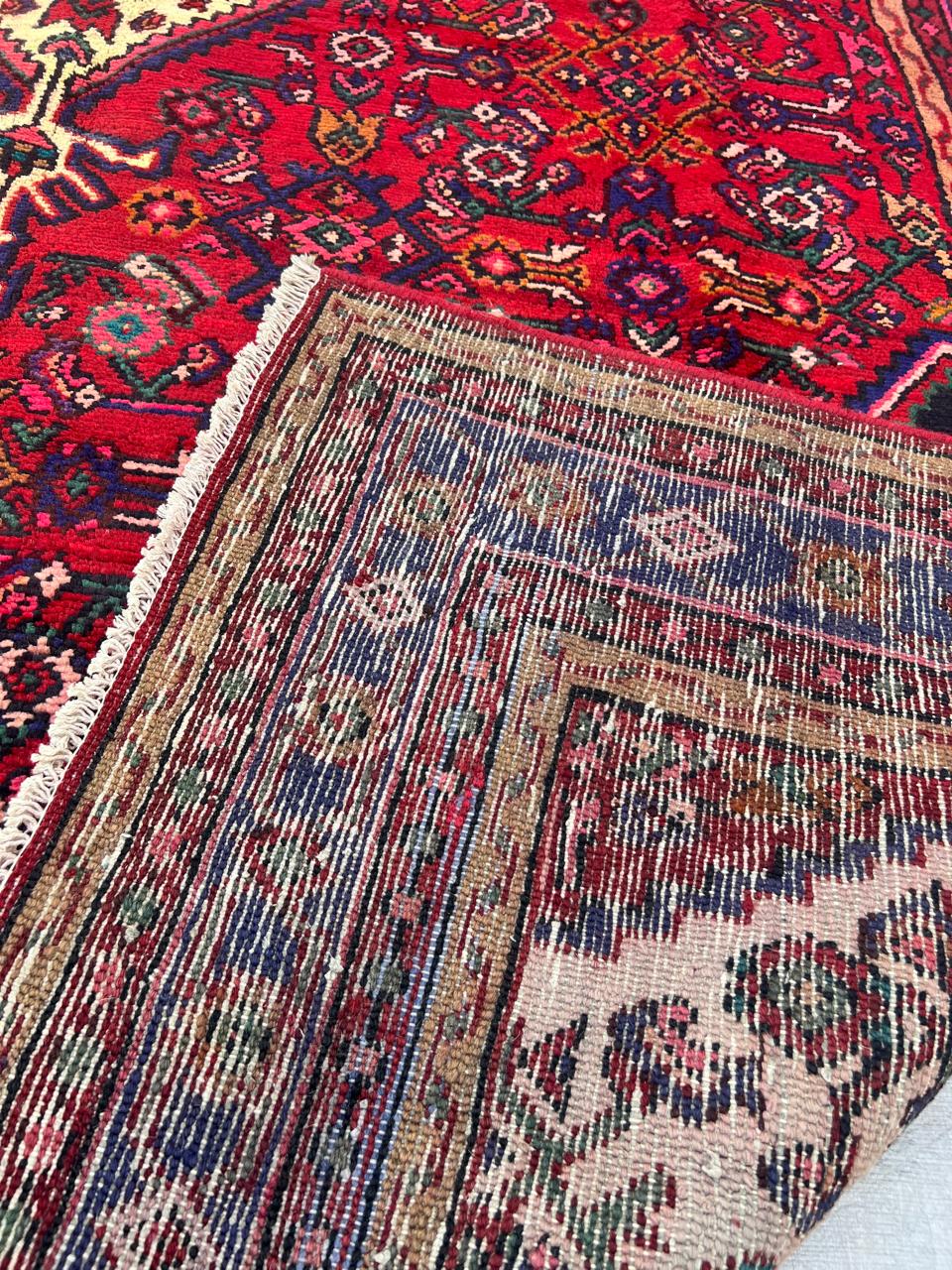 9.11' x 7' Ft. Authentic Persian Tribal Vintage Hand Knotted Wool Large Area Rug BR#1C