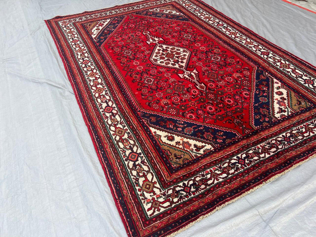 10.7' x 7' Ft. Authentic Persian Tribal Vintage Hand Knotted Wool Large Area Rug BR#2C