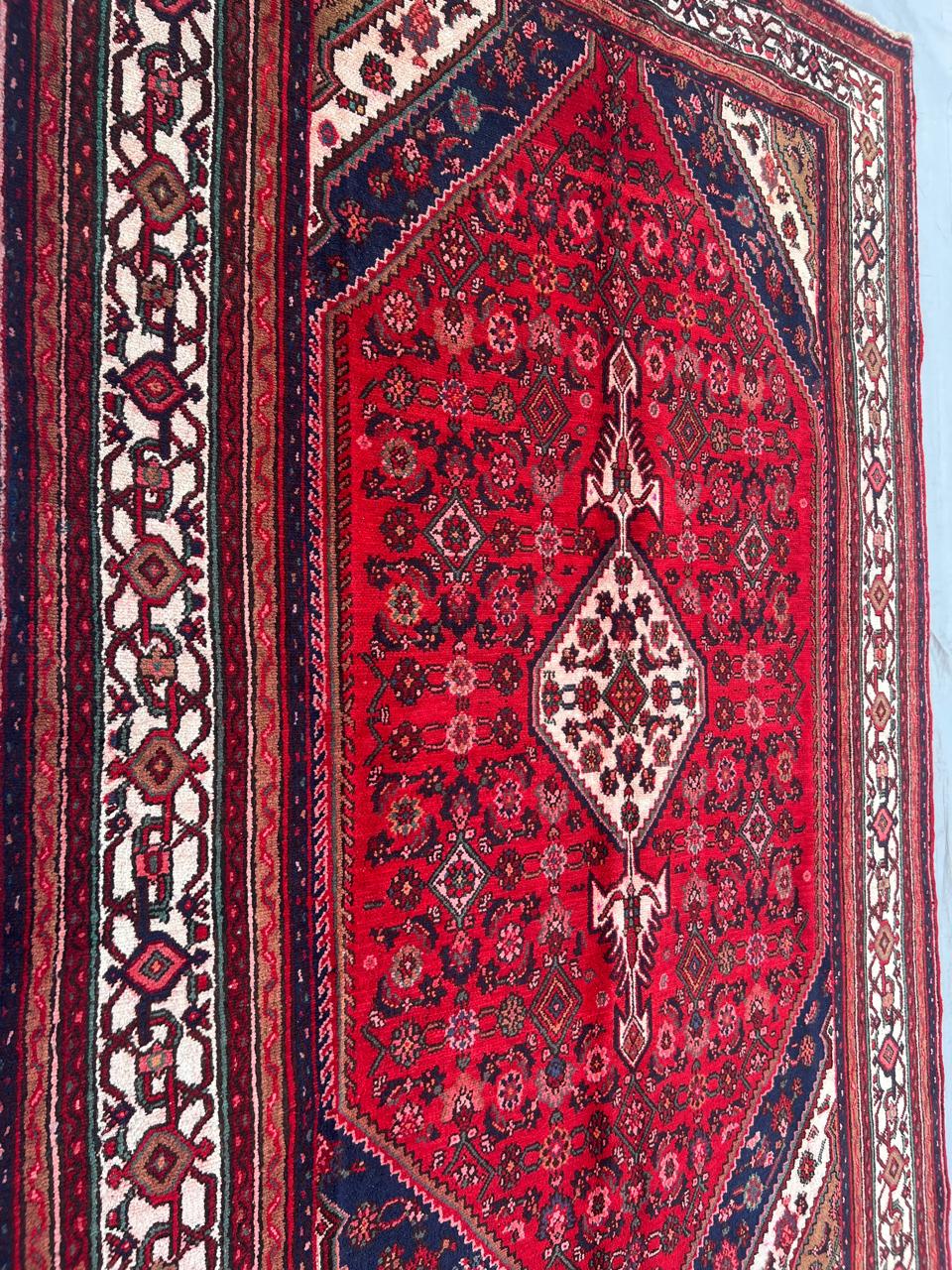 10.7' x 7' Ft. Authentic Persian Tribal Vintage Hand Knotted Wool Large Area Rug BR#2C