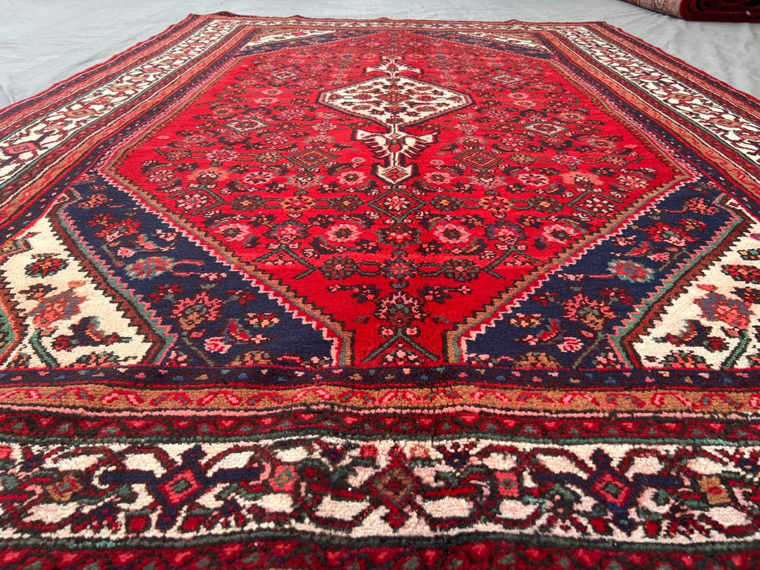 10.7' x 7' Ft. Authentic Persian Tribal Vintage Hand Knotted Wool Large Area Rug BR#2C