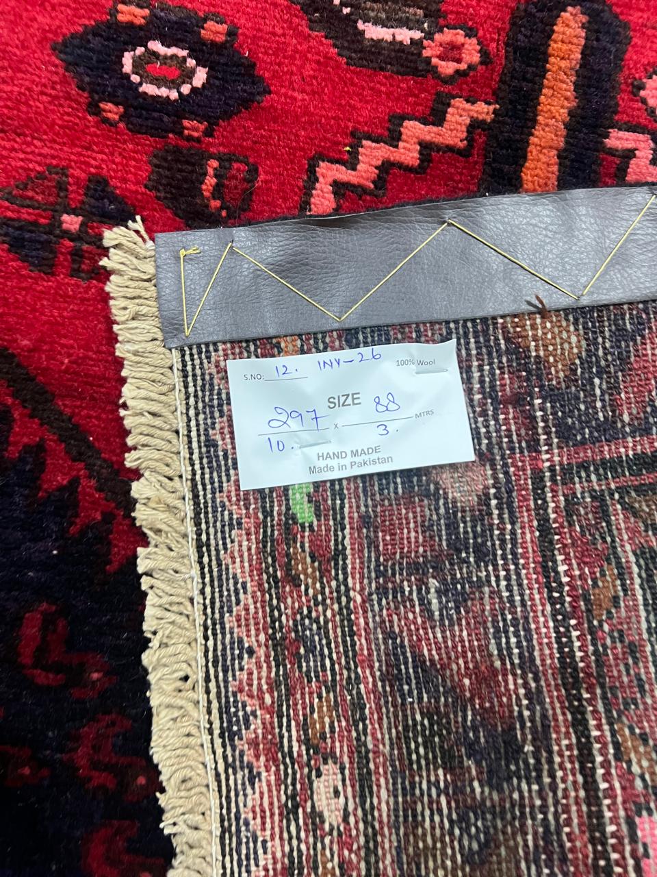 10' x 3.0' Ft. Authentic Persian Hamadan Tribal Hand Knotted Fine Wool Runner / Rug BR131