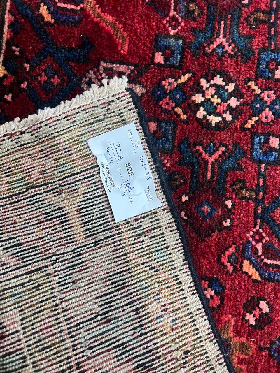 10' x 3.7' Ft. Authentic Persian Hamadan Tribal Hand Knotted Fine Wool Runner / Rug BR130