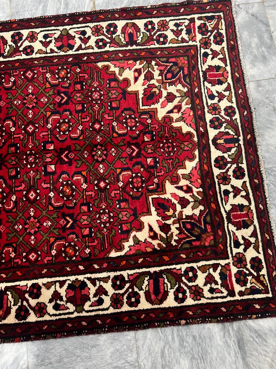 10' x 3.6' Ft. Authentic Persian Hamadan Hand Knotted Fine Wool Runner / Rug BR129