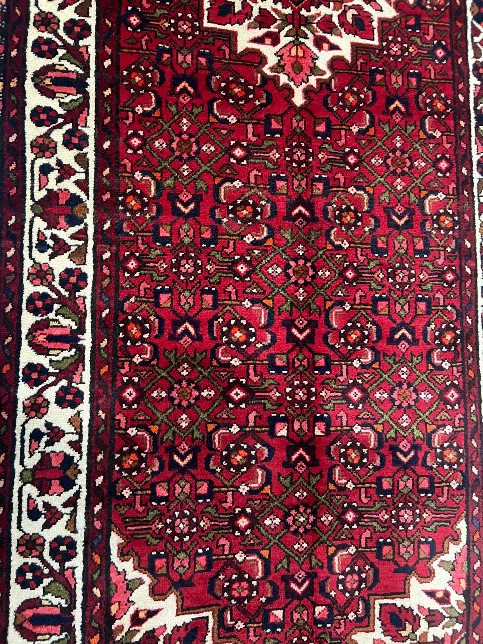 10' x 3.6' Ft. Authentic Persian Hamadan Hand Knotted Fine Wool Runner / Rug BR129