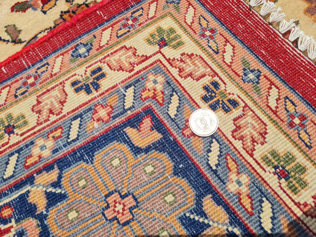 11' x 8' Authentic Persian Kashan Hand Knotted Finest Wool Large Area Rug - BR2631