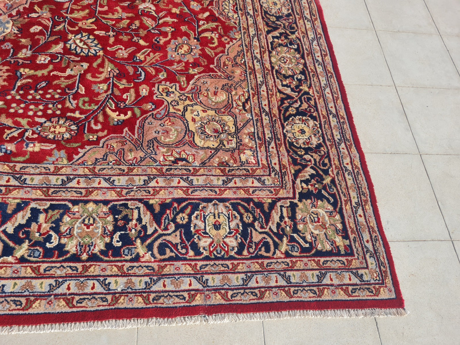 11’x 8' Ft. Authentic Vintage Persian Tabriz Circa Hand Knotted Rug – BR2693