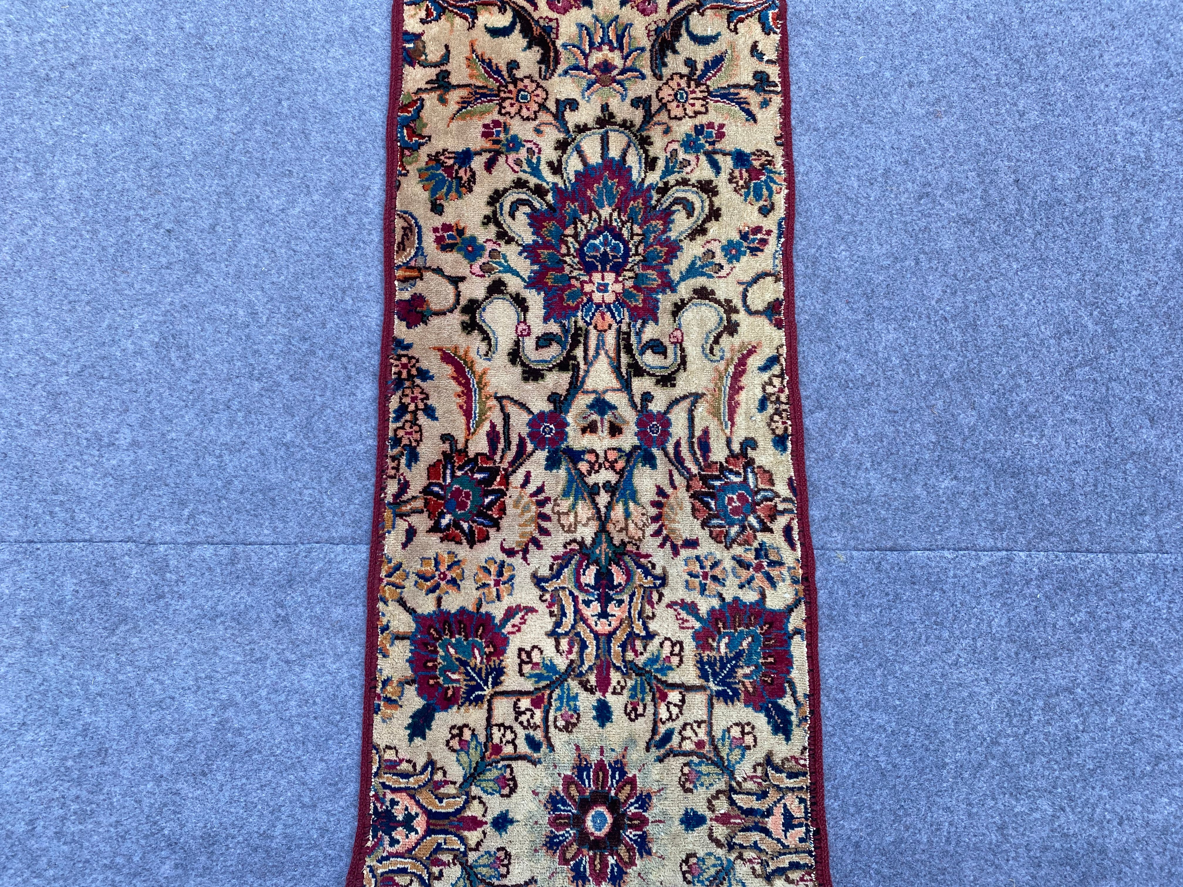 3.7' x 1.7' Ft. Authentic Persian Akahsmar Hand Knotted Finest Wool Small Area Rug BR995